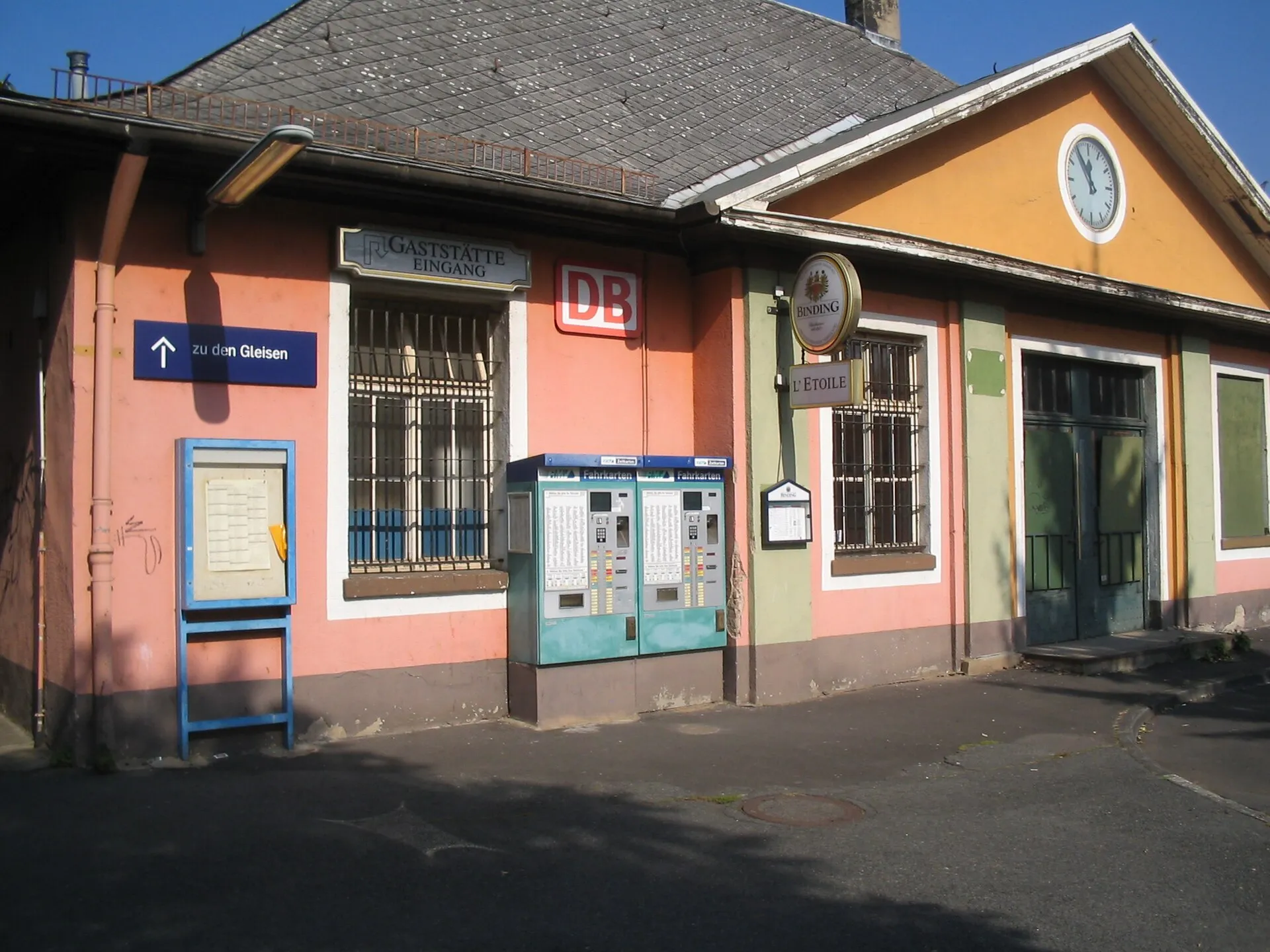 Bahnhof Mainkur in Frankfurt Fechenheim