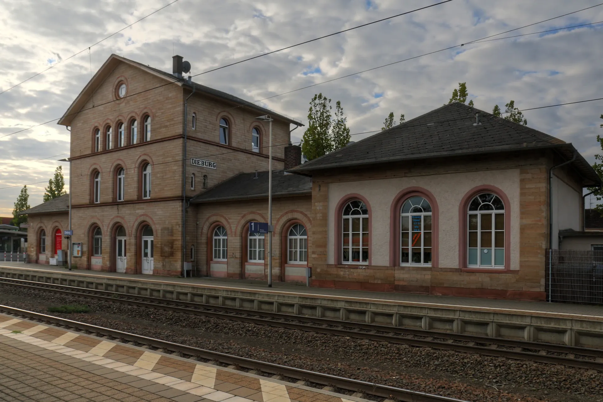 Bahnhof in Dieburg