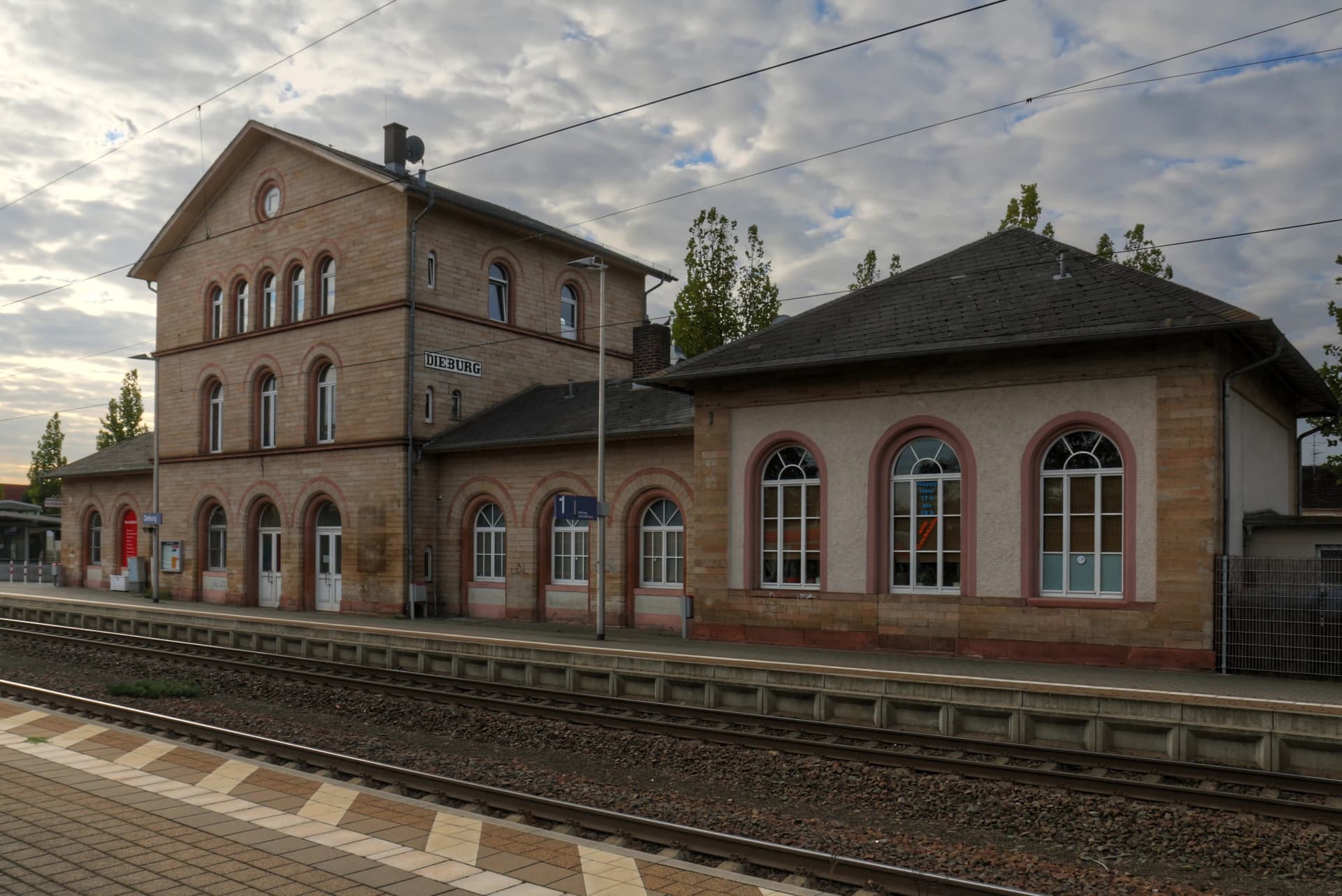 Bahnhof in Dieburg