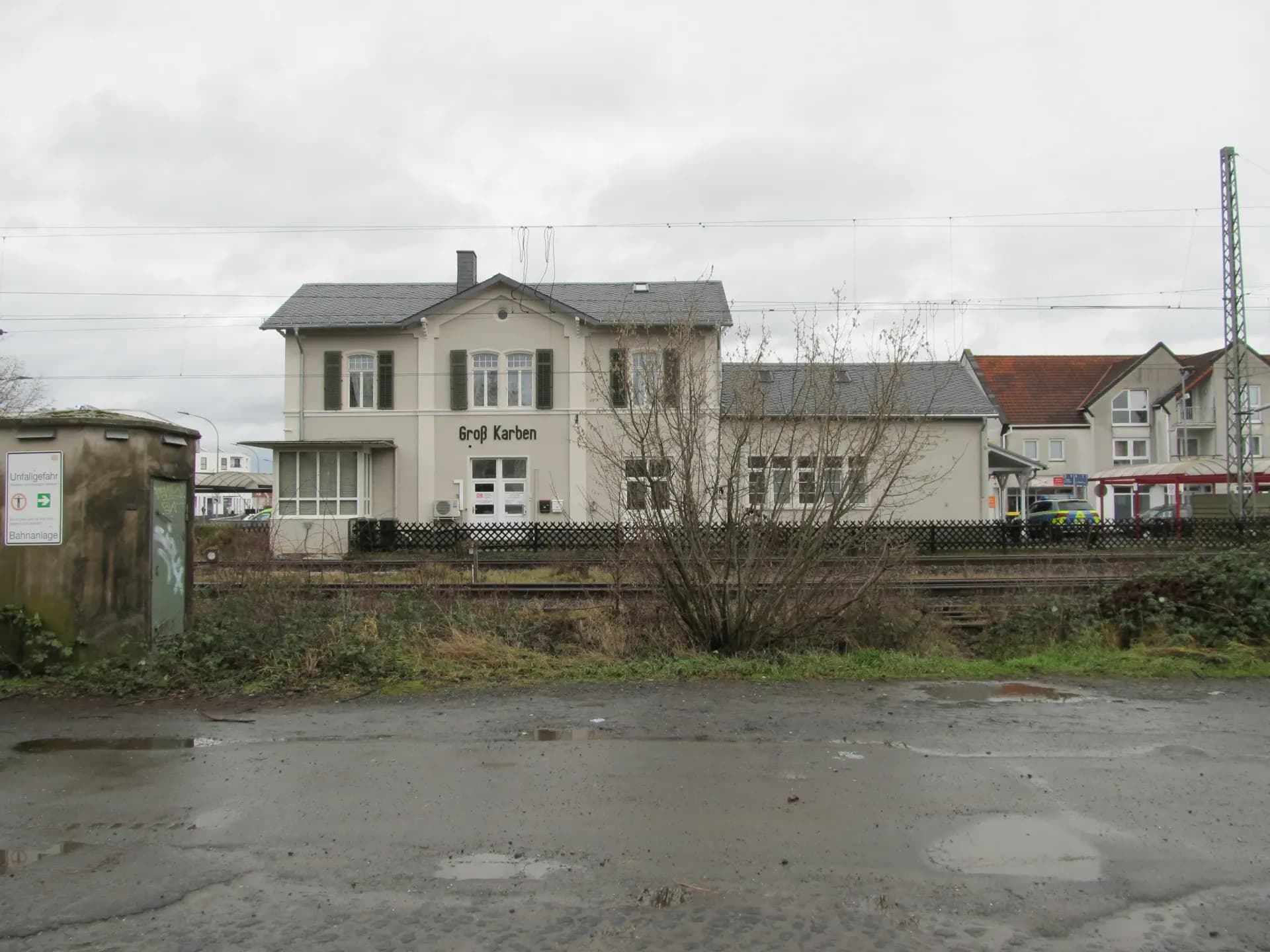Ehemaliges Bahnhofsgebäude an der Bahnhofstraße in Karben