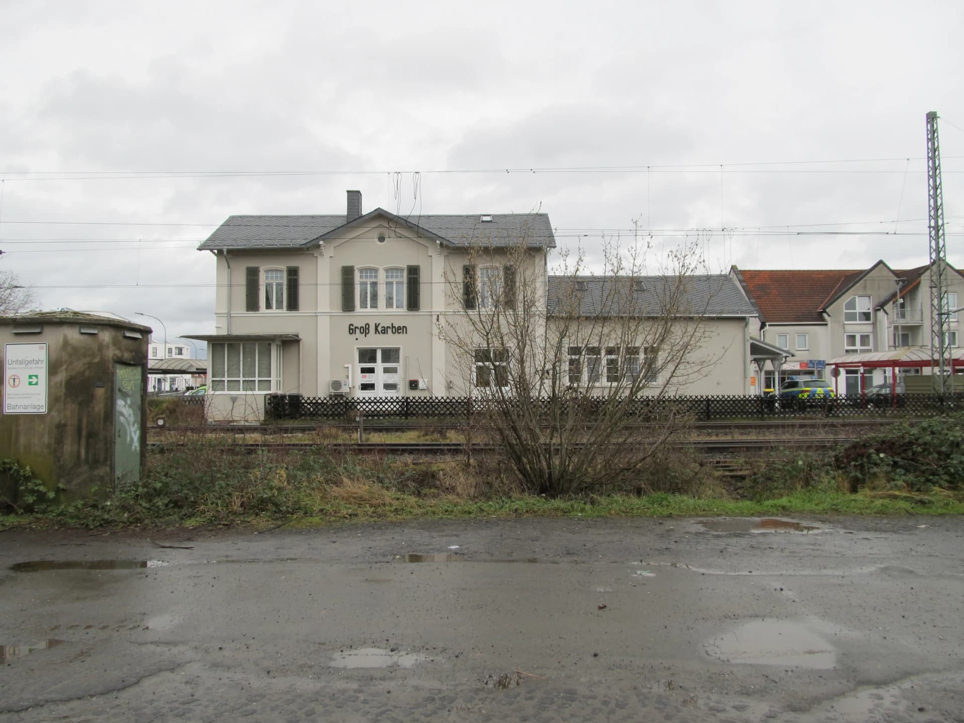 Ehemaliges Bahnhofsgebäude an der Bahnhofstraße in Karben