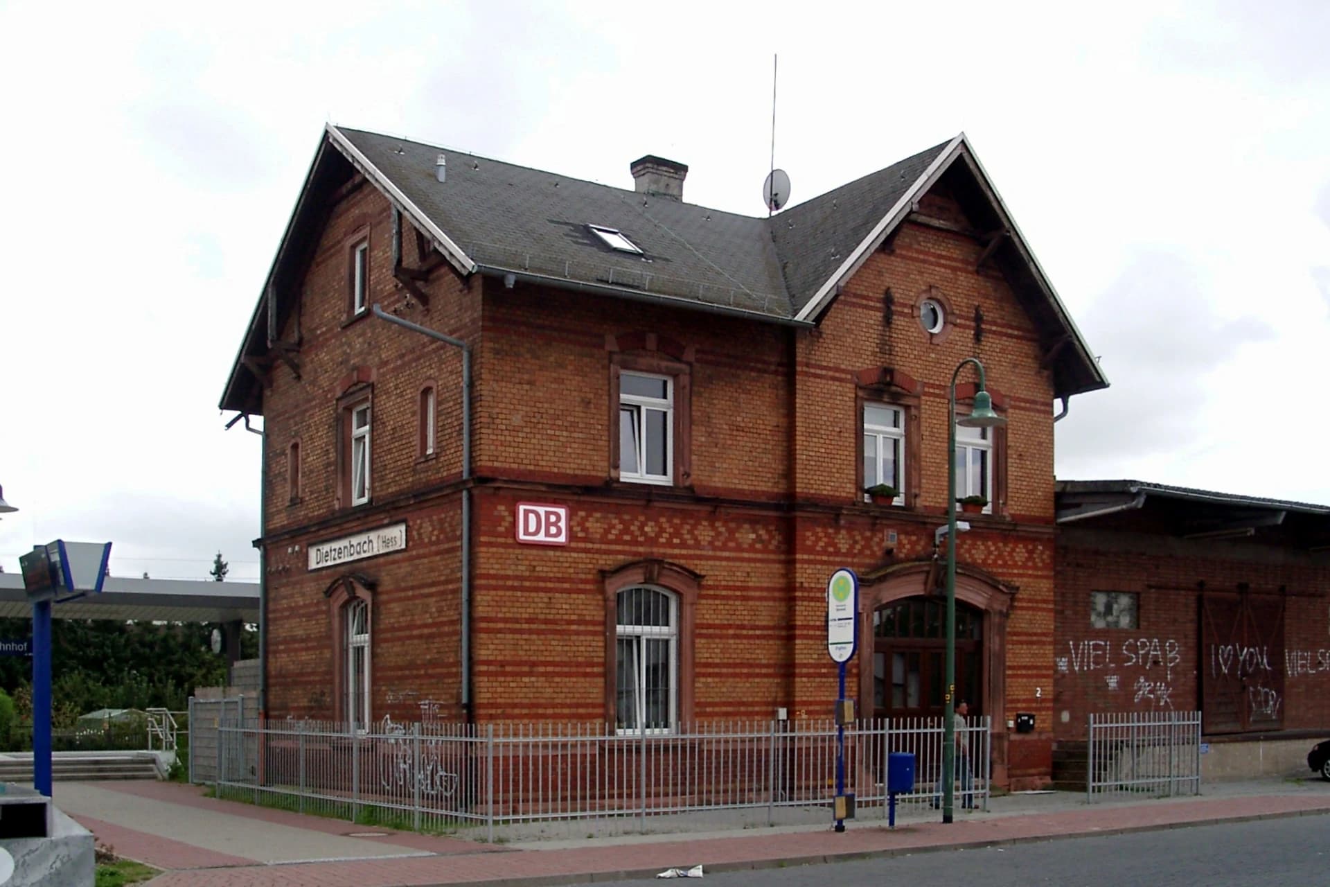Historisches Bahnhofsgebäude in Dietzenbach