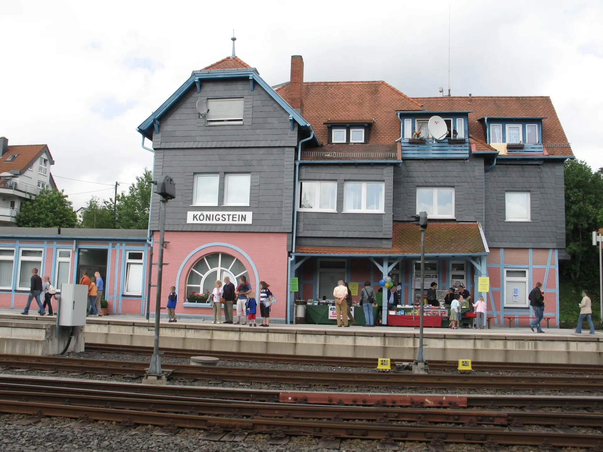 Empfangsgebäude des Bahnhofs Königstein im Taunus