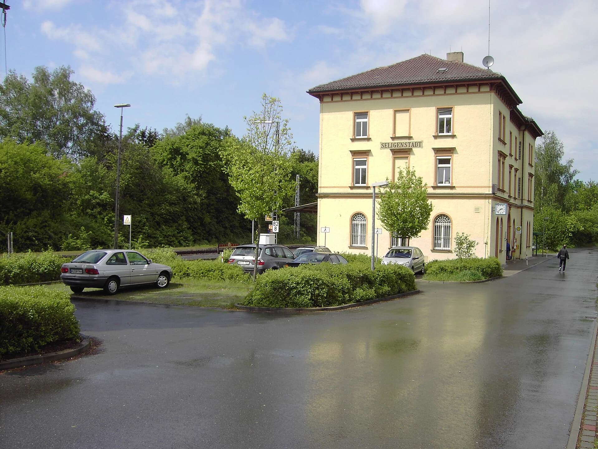 Ehemaliges Bahnhofsgebäude in Seligenstadt