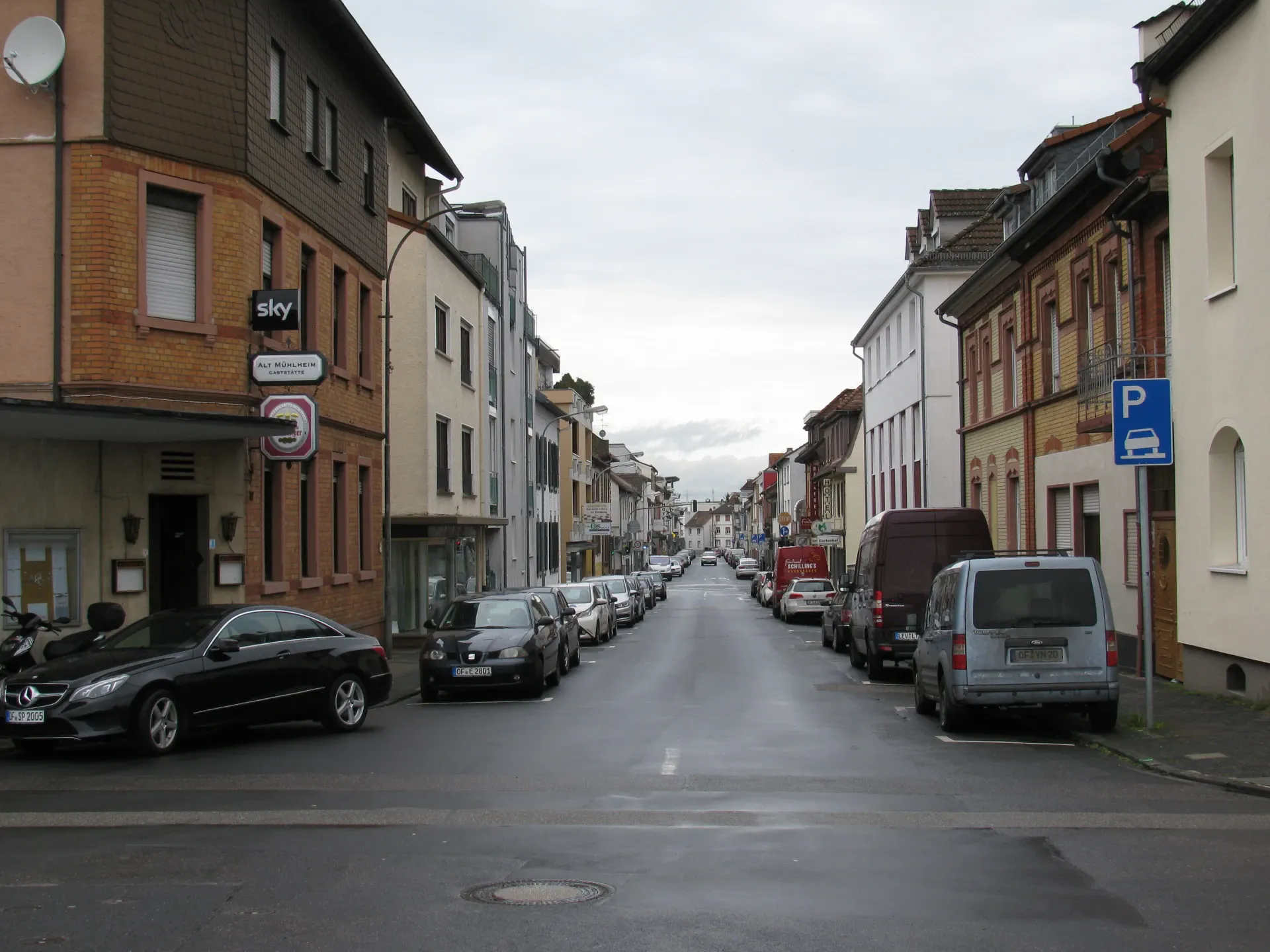 Bahnhofstraße in Mühlheim am Main