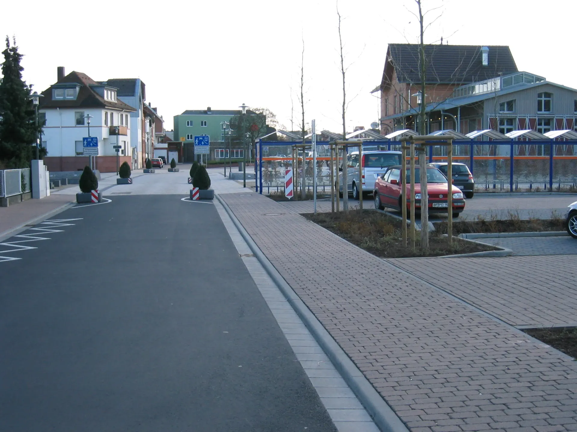 Bahnhofsvorplatz in Heusenstamm