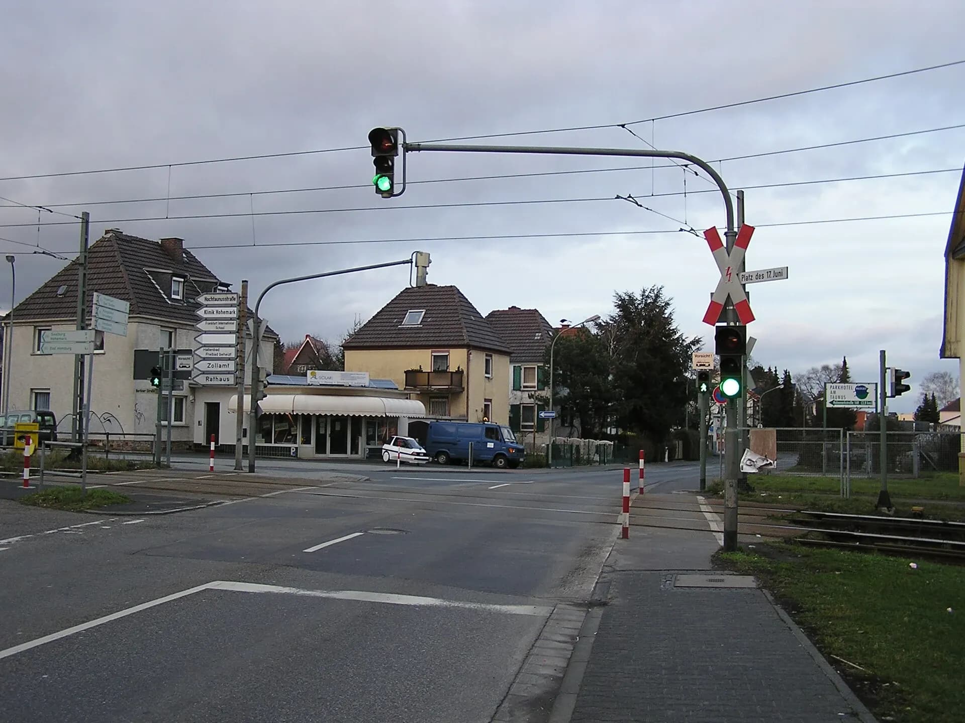 Bahnübergang der U3 in Oberursel (Taunus)