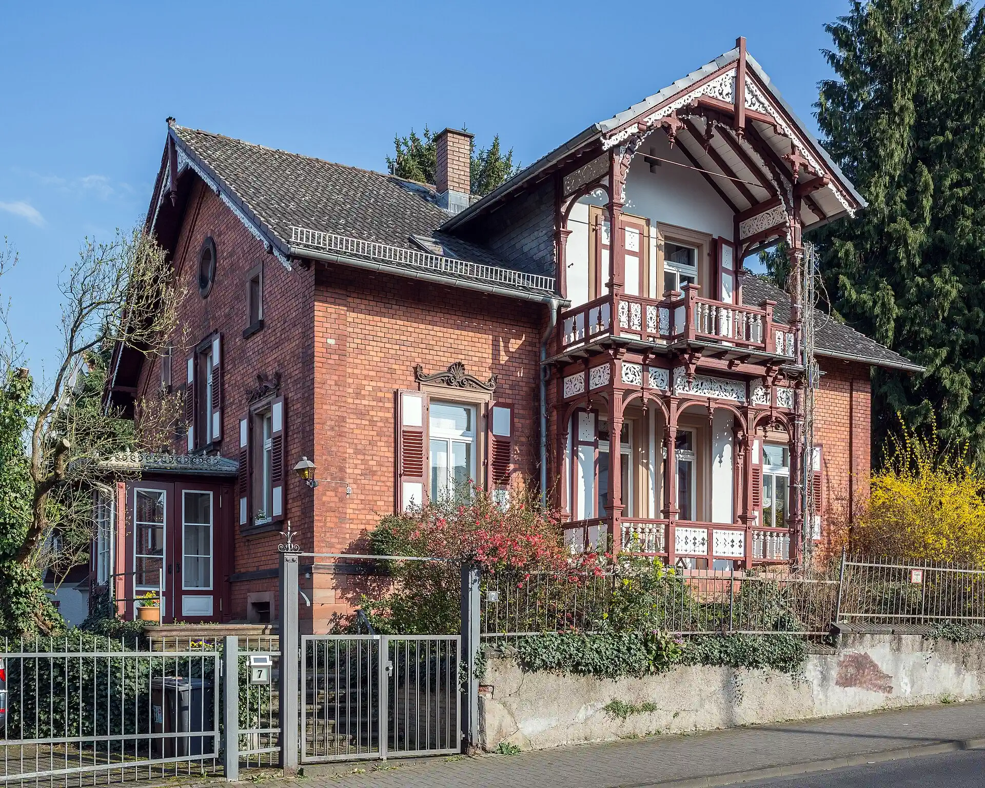 Backsteinvilla Barbarastraße 7 in Friedberg (Hessen)