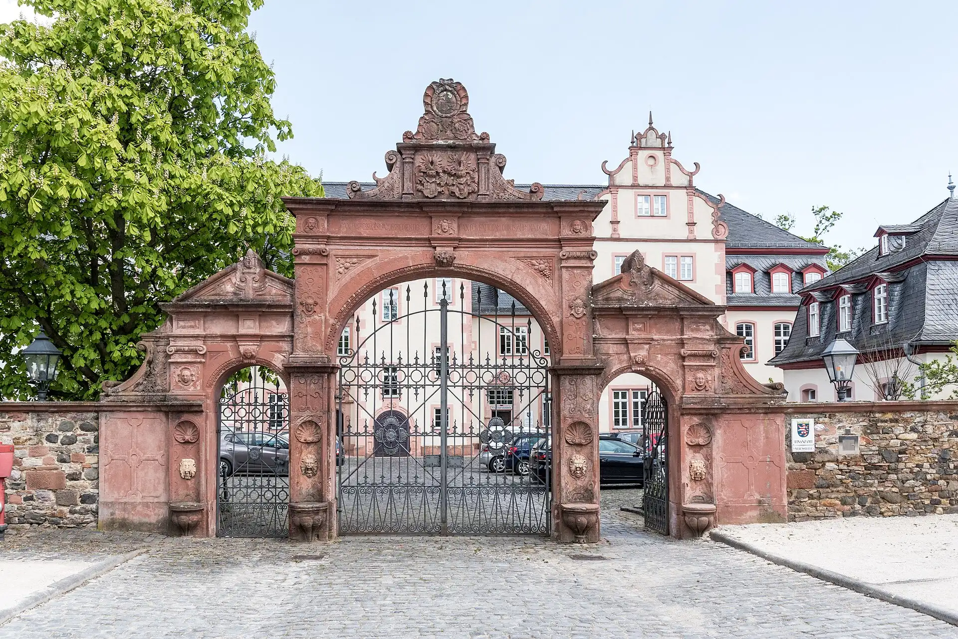 Barockportal In der Burg 13a in Friedberg (Hessen)