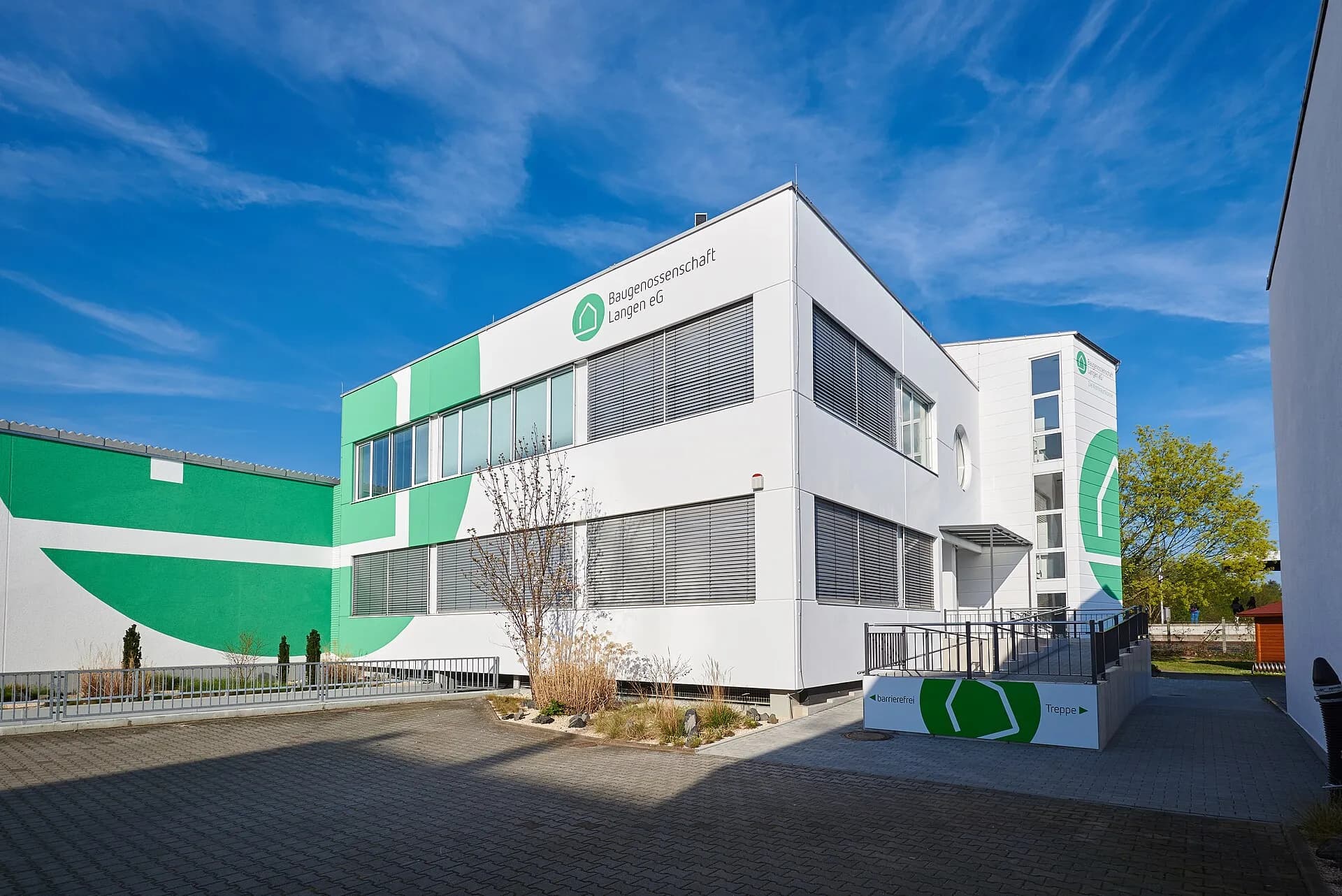 Verwaltungsgebäude der Baugenossenschaft in Langen