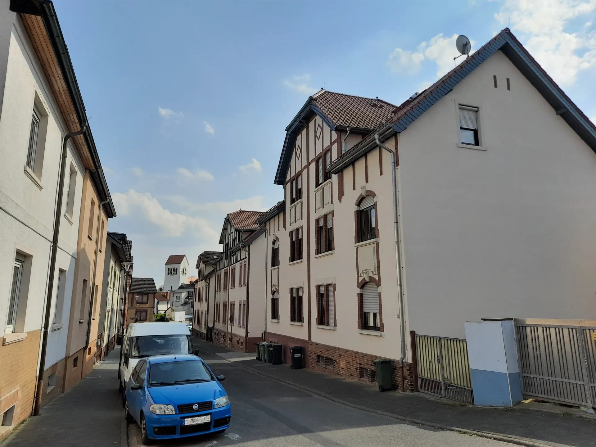 Straßenzug Bergstraße in Offenbach-Bieber