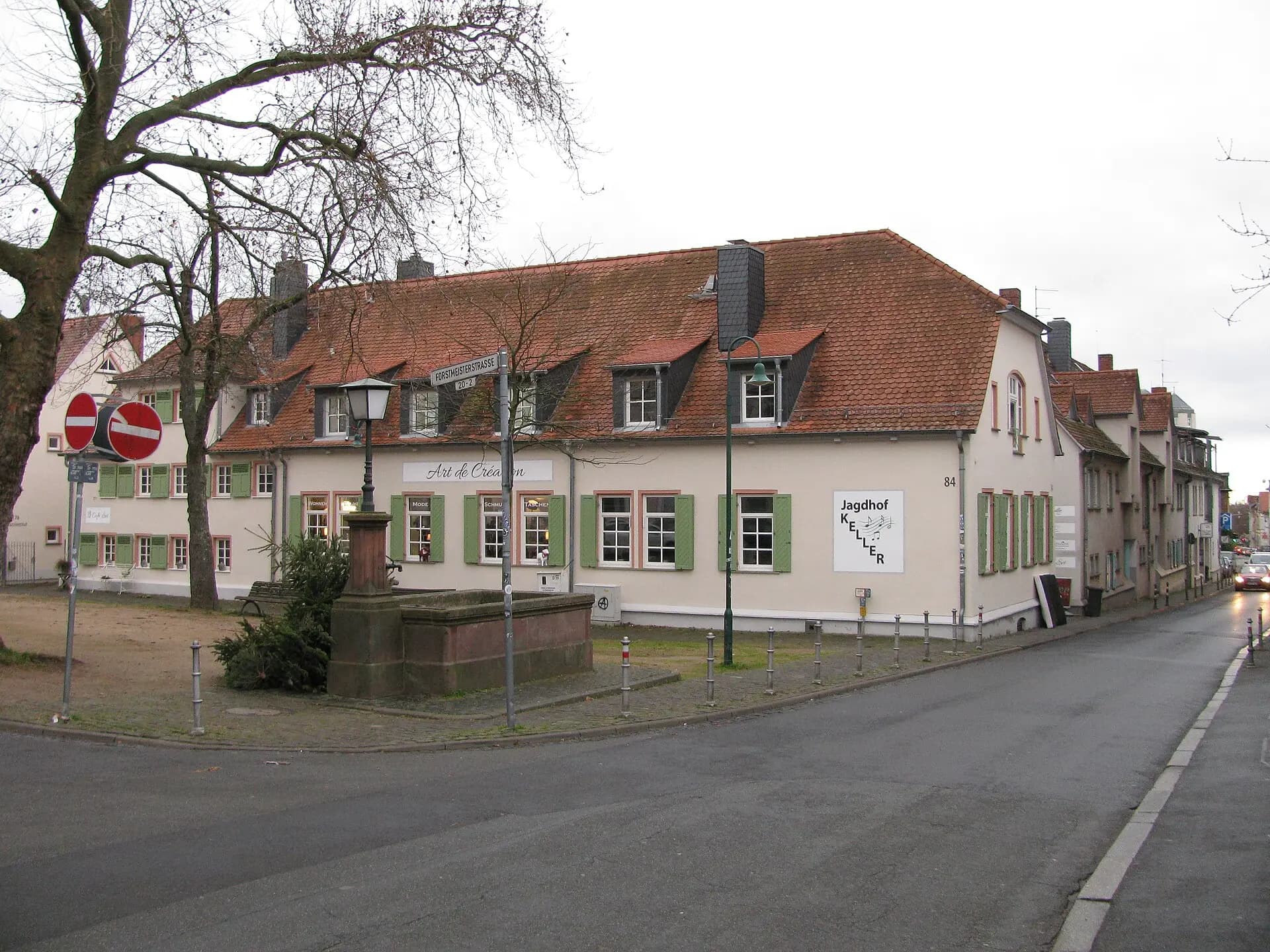 Bessunger Jagdhof an der Bessunger Straße in Darmstadt-Bessungen