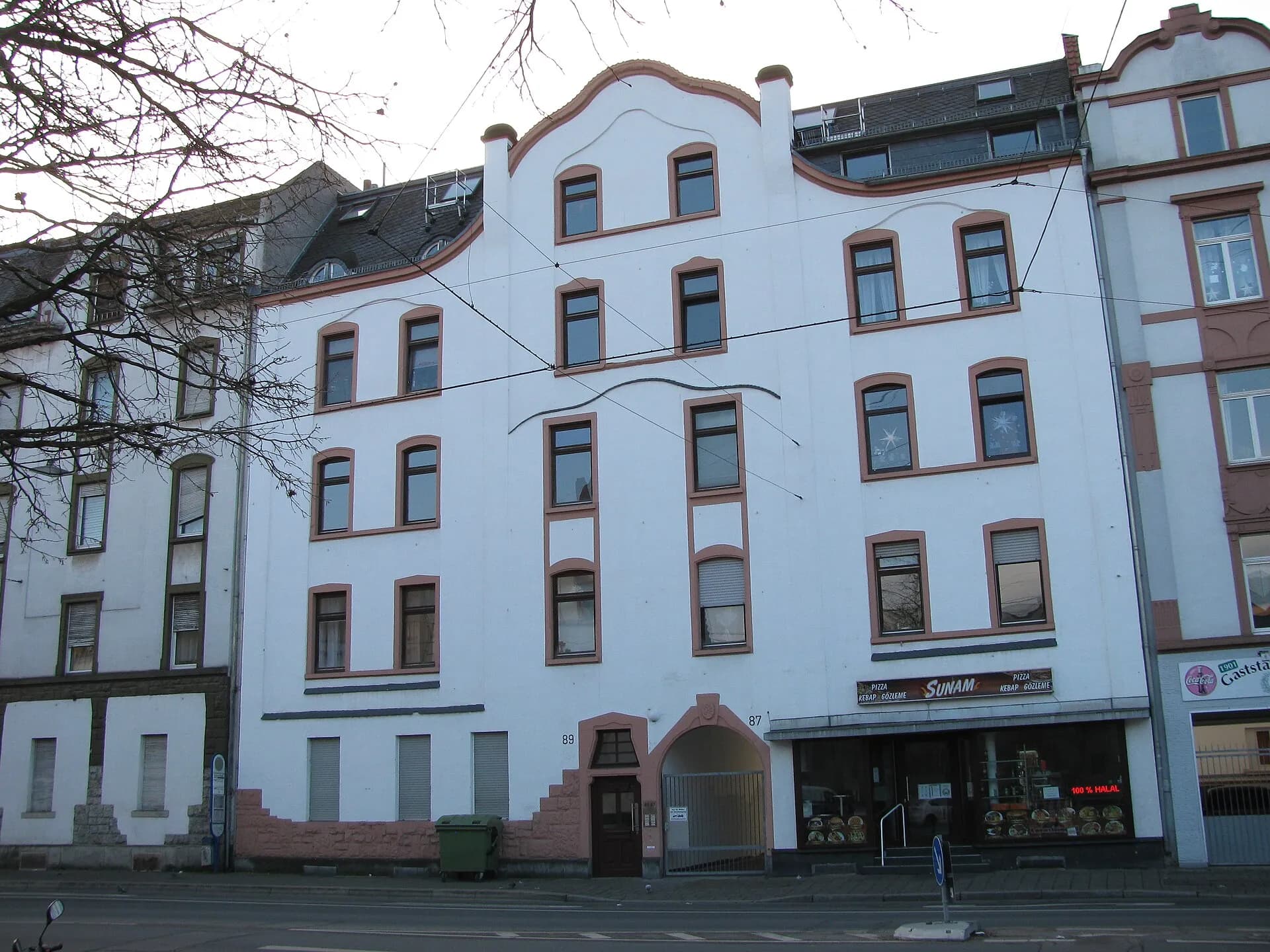 Wohnhäuser Bieberer Straße 89 und 87 in Offenbach-Lindenfeld