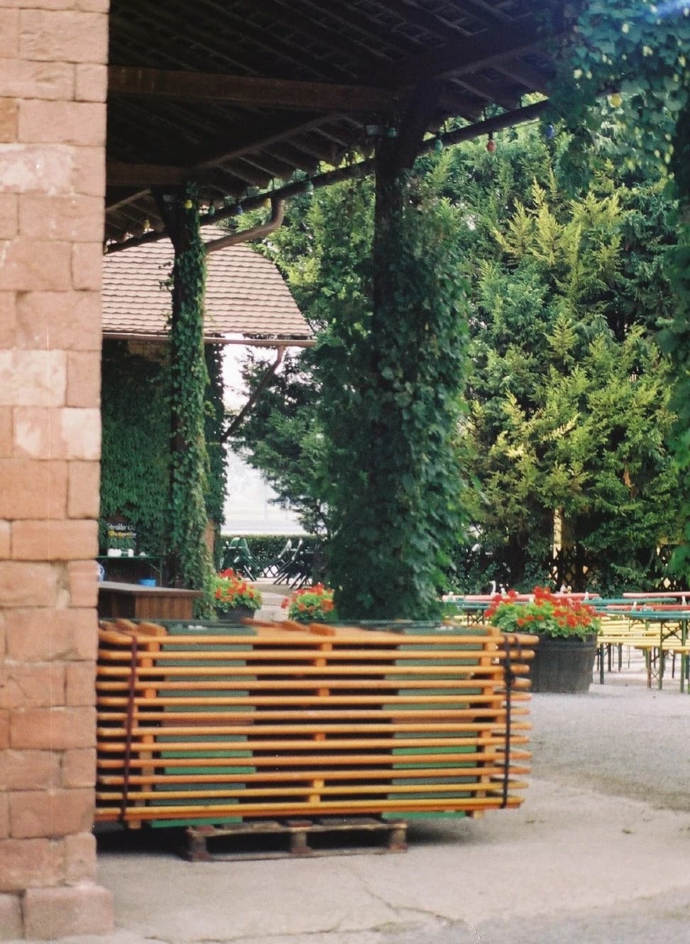 Biergarten in Ginsheim-Gustavsburg