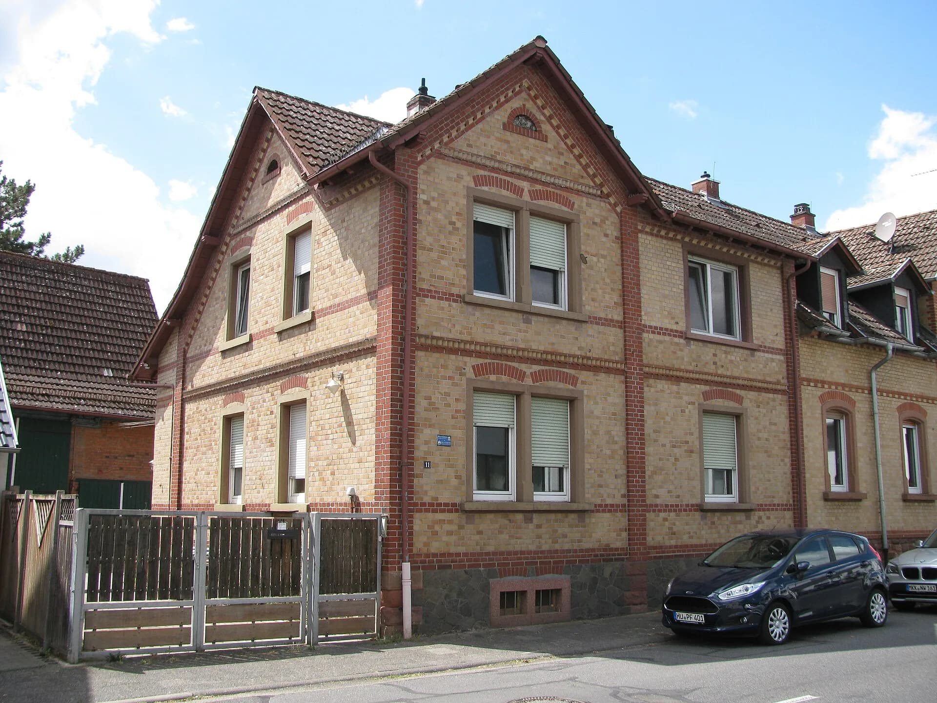Backsteinhaus Berger Straße 11 in Maintal-Bischofsheim