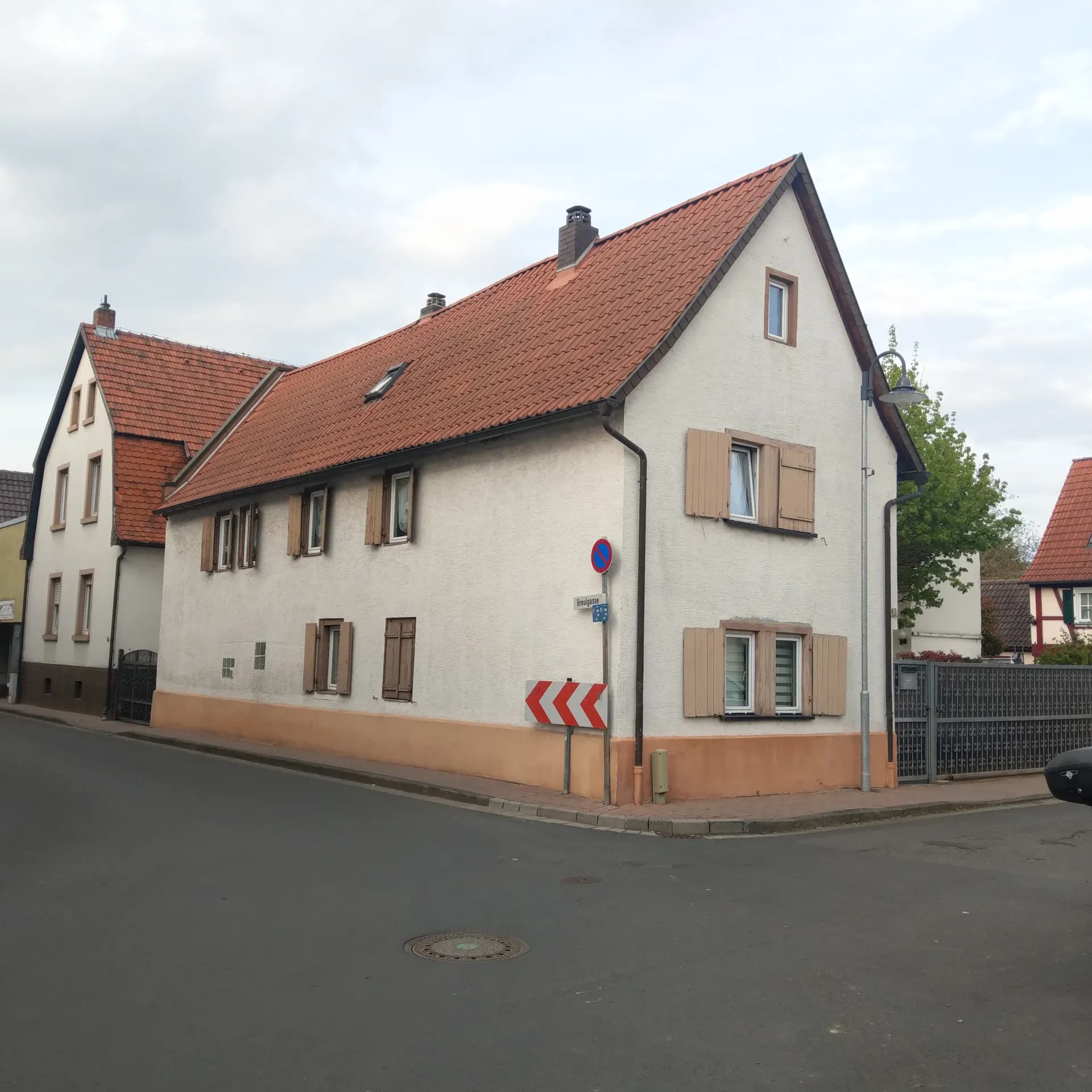 Rückansicht des Hauses Obergasse 13 in Maintal-Bischofsheim