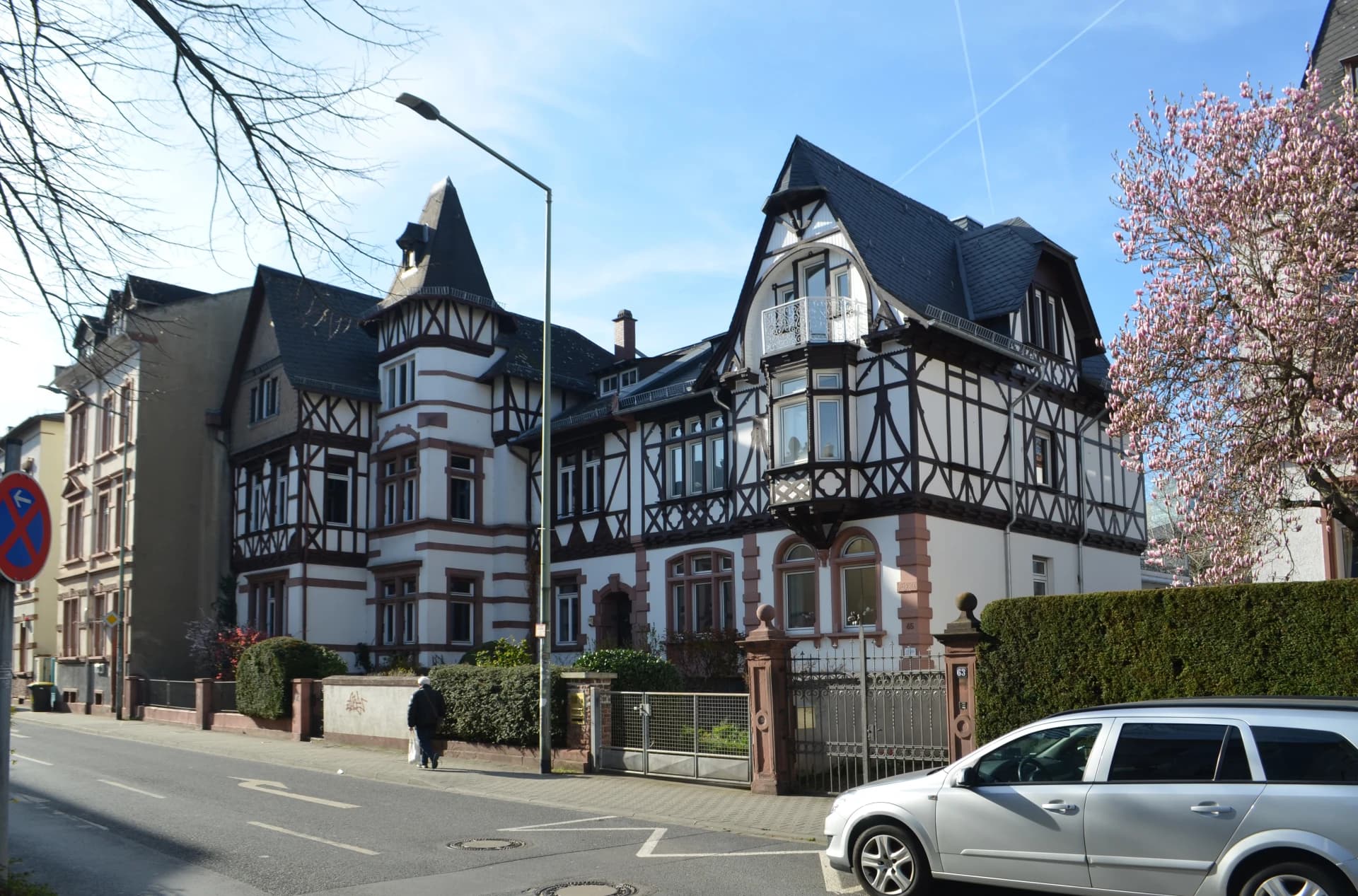 Fachwerkvilla an der Bismarckstraße in Offenbach