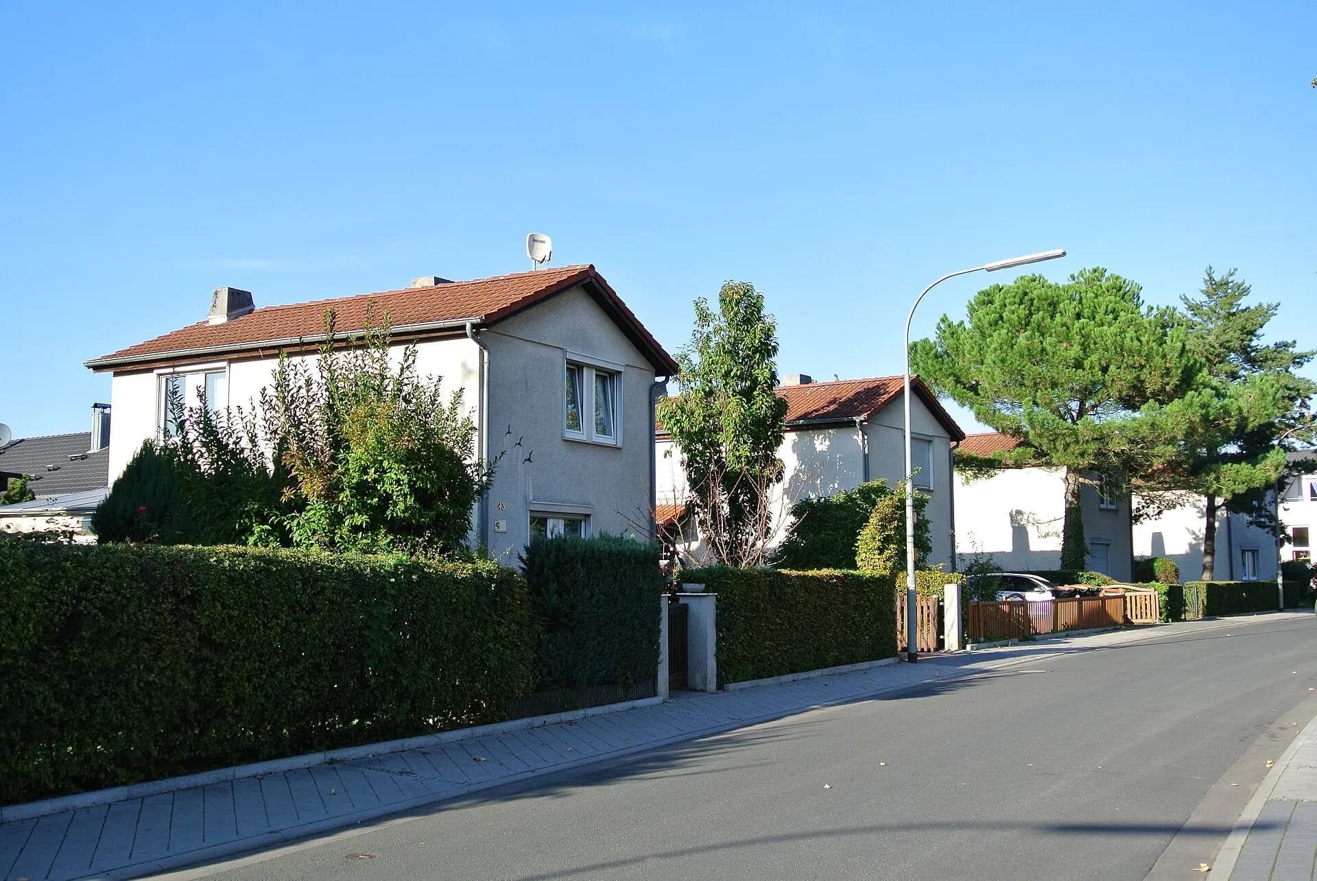 Reihenhäuser der Bizonalen Siedlung am Frankfurter Berg