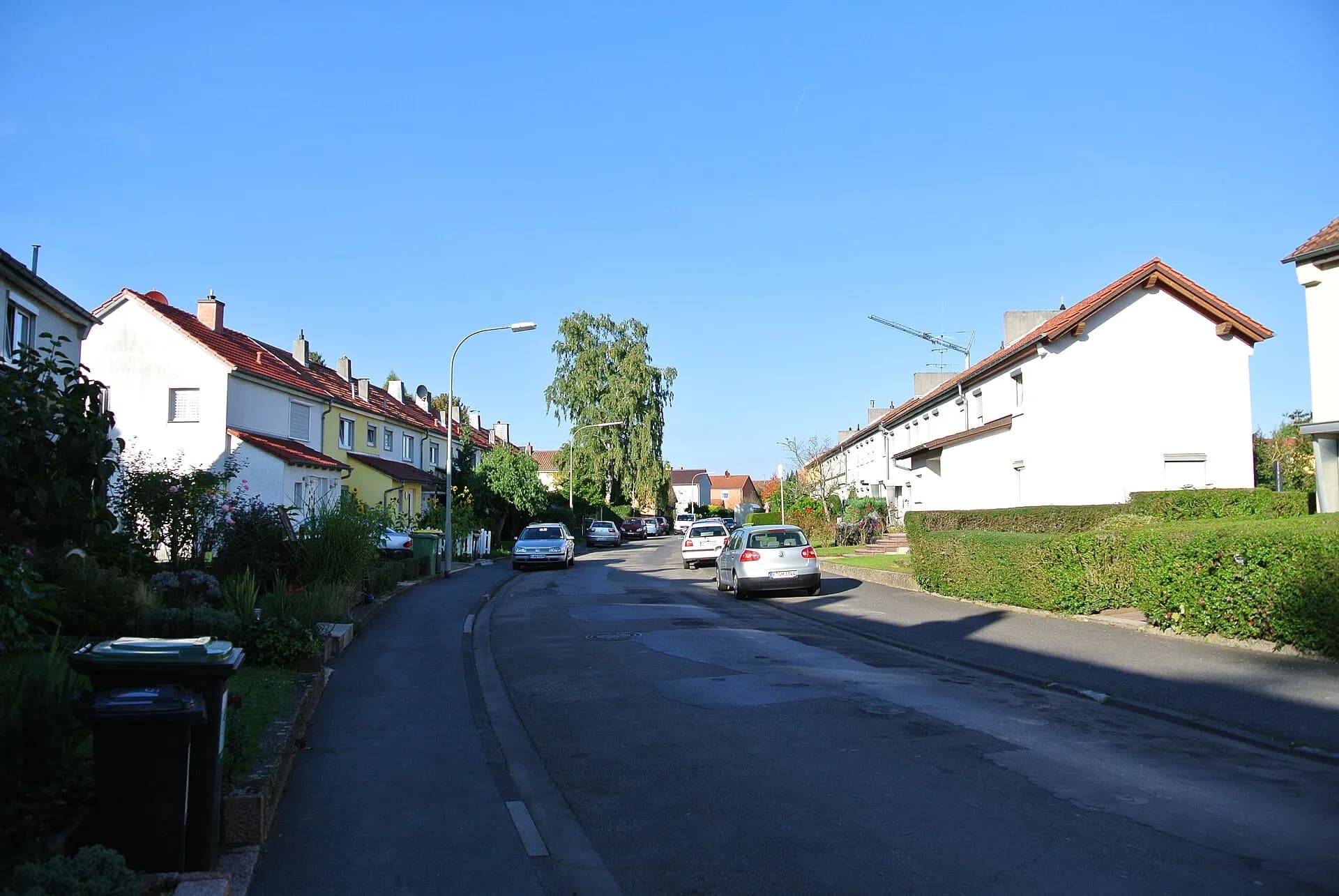 Wohnstraße der Bizonalen Siedlung am Frankfurter Berg
