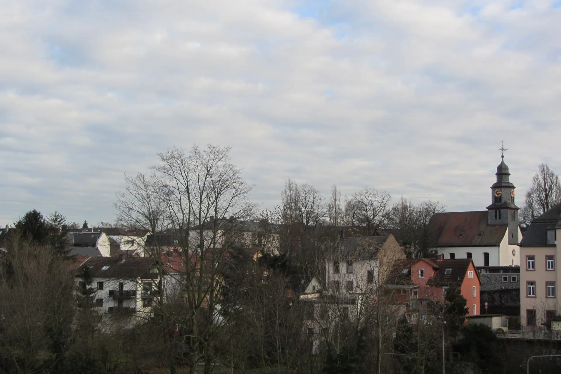 Blick über die Dächer von Frankfurt Eschersheim
