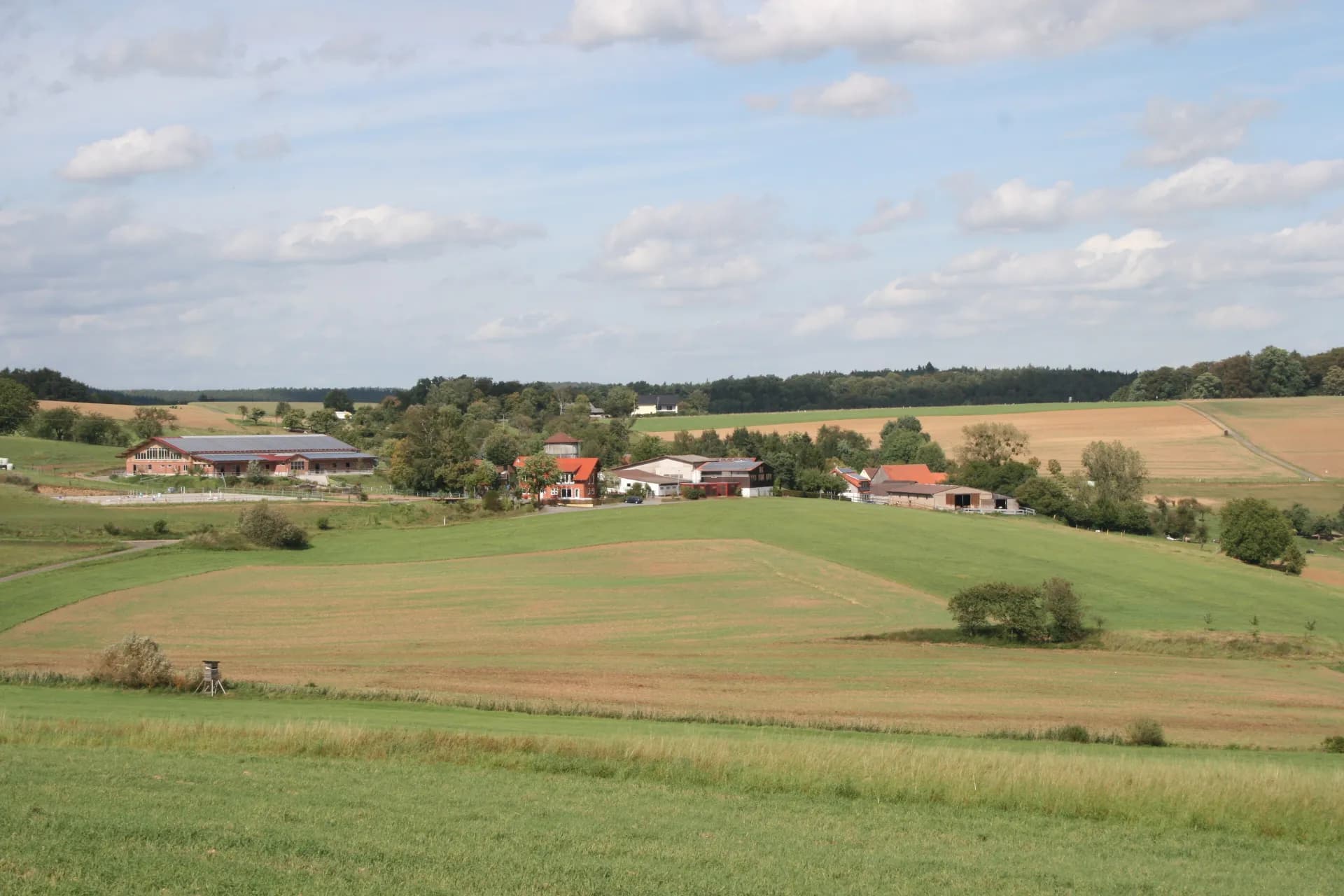 Blick auf Forstel in Höchst im Odenwald