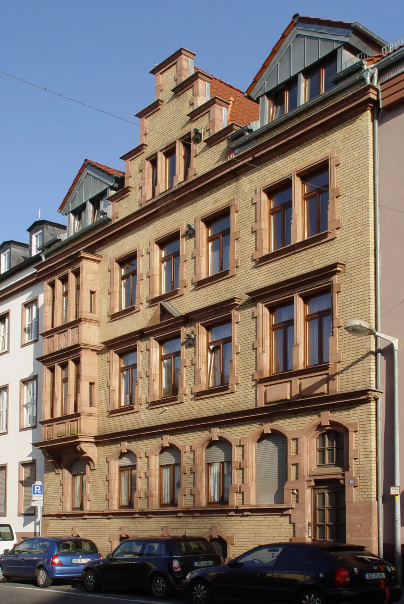 Gründerzeithaus in der Bodelschwinghstraße in Aschaffenburg