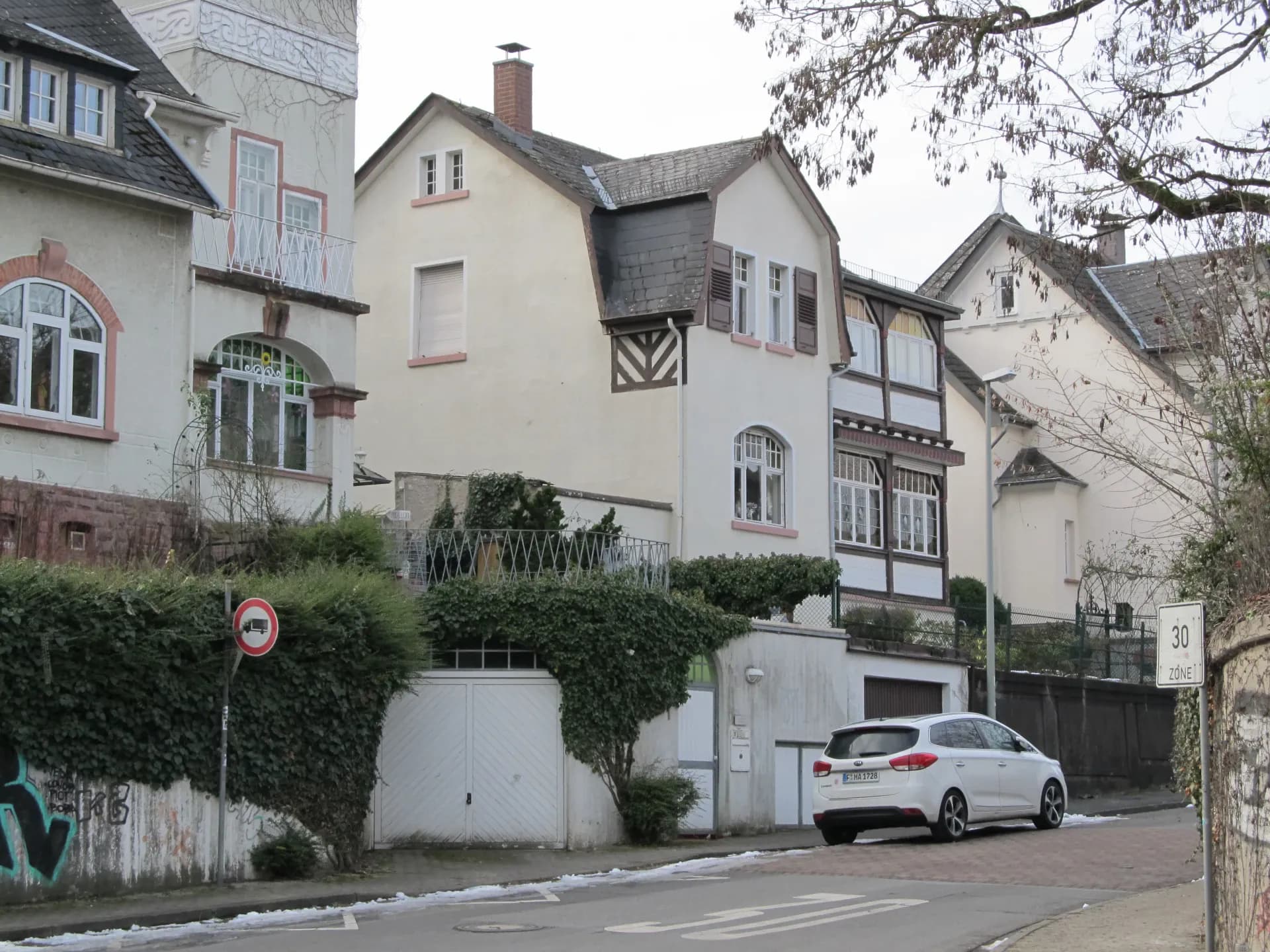 Altbauten in der Breckenheimer Straße in Hofheim am Taunus