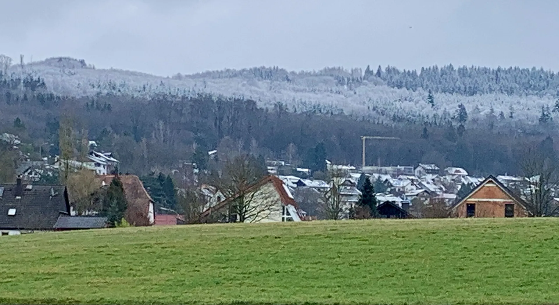 Winterliche Ortsansicht von Gründau-Breitenborn