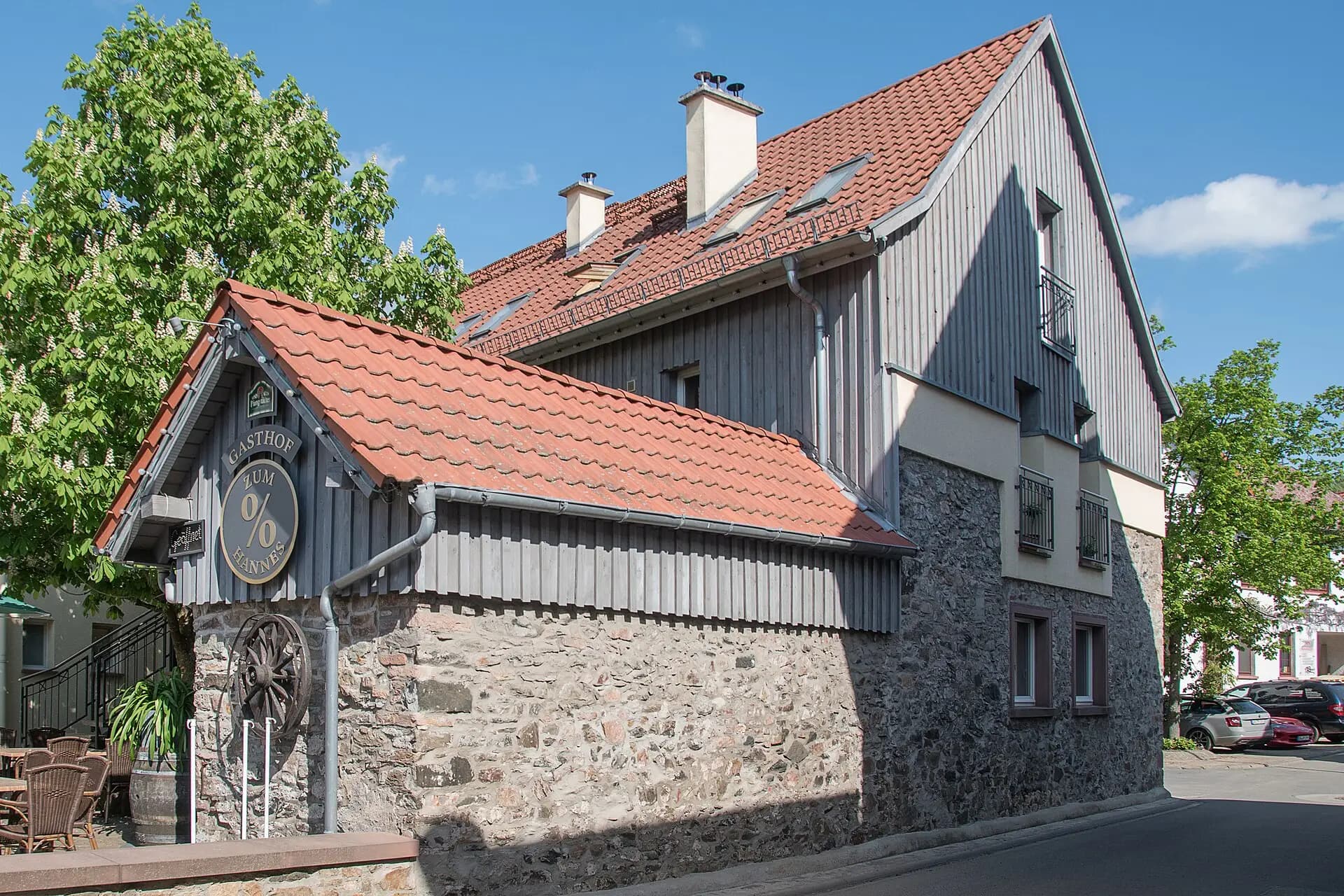Bruchsteinhaus in der Erbacher Straße im Ortsteil Ober-Beerbach in Seeheim-Jugenheim