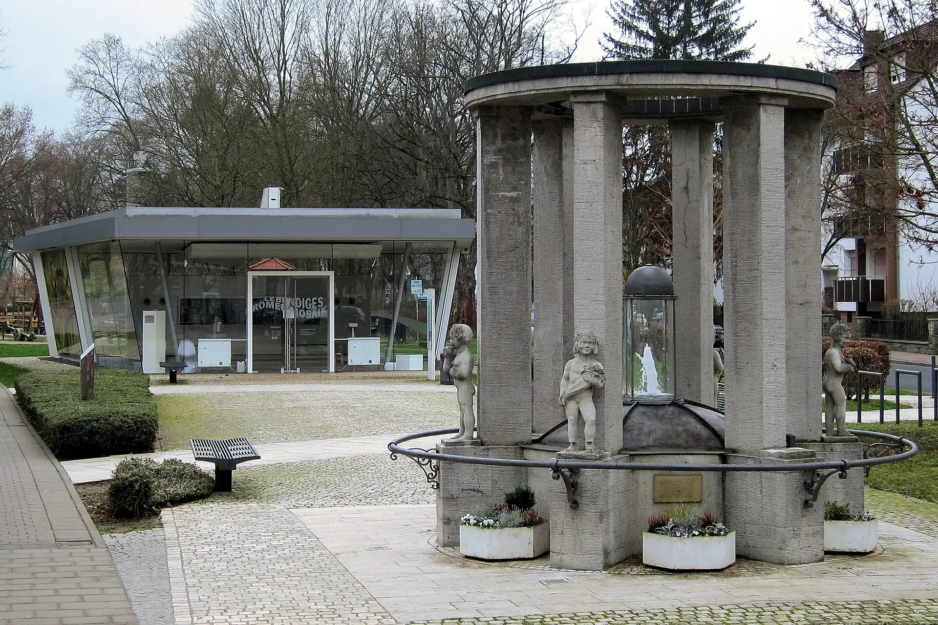 Brunnenpavillon am Römerbad in Bad Vilbel