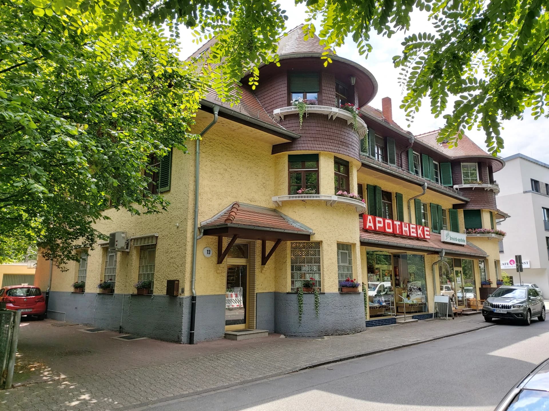 Jugendstilhaus an der Buchschlager Allee in Dreieich-Buchschlag