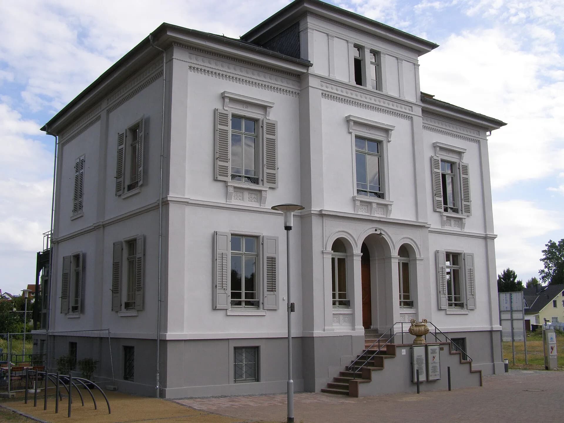 Nordwestansicht der Büchnervilla in Pfungstadt