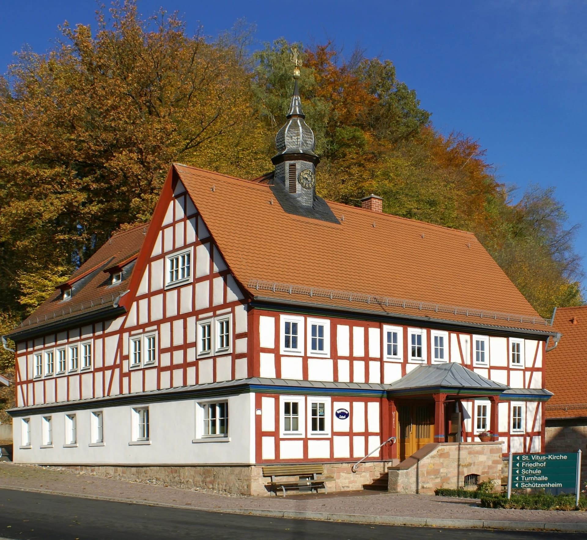 Fachwerkgebäude des Bürgermeisteramts in Sailauf