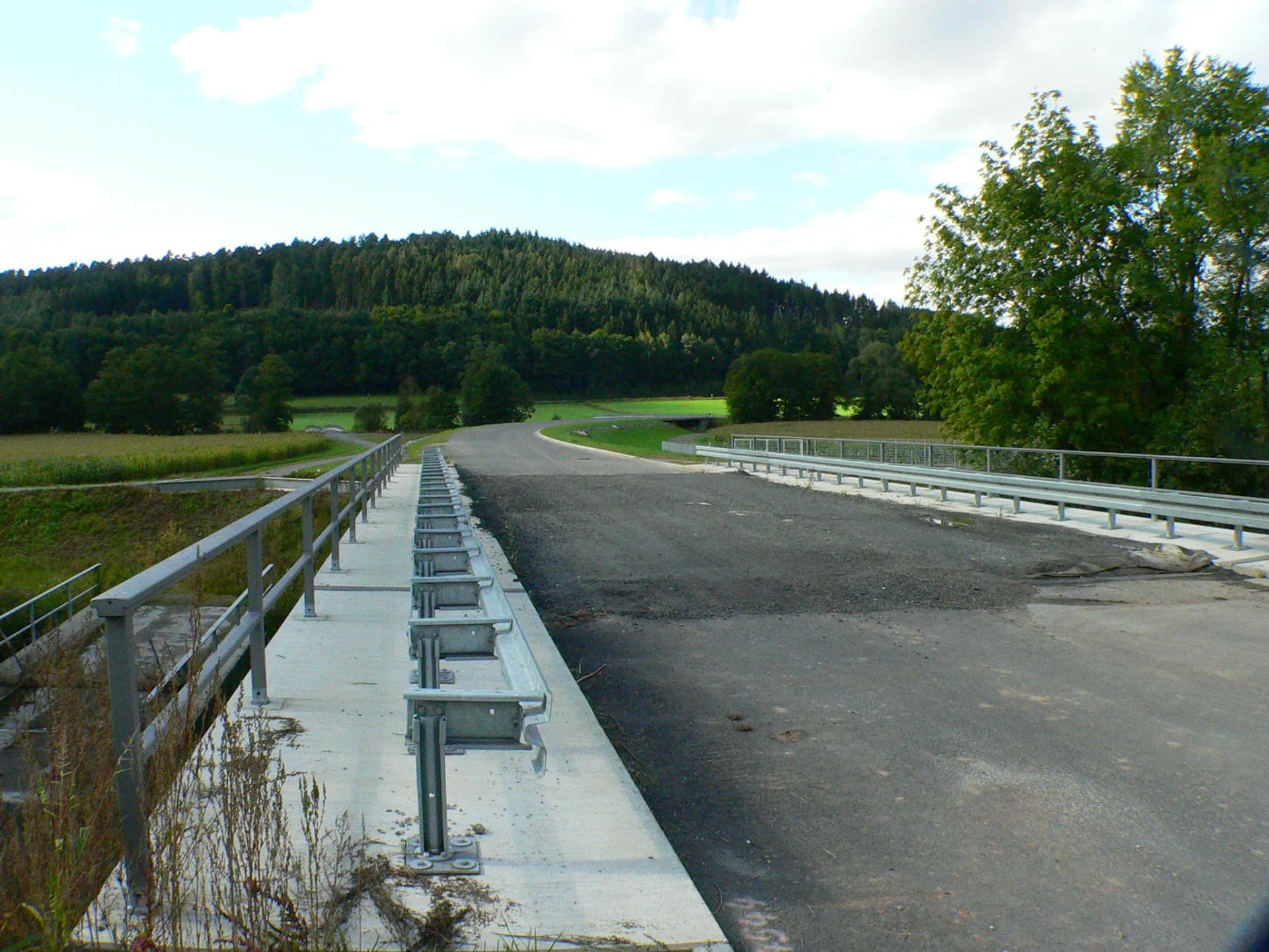 Bundesstraße 45 bei Höchst im Odenwald