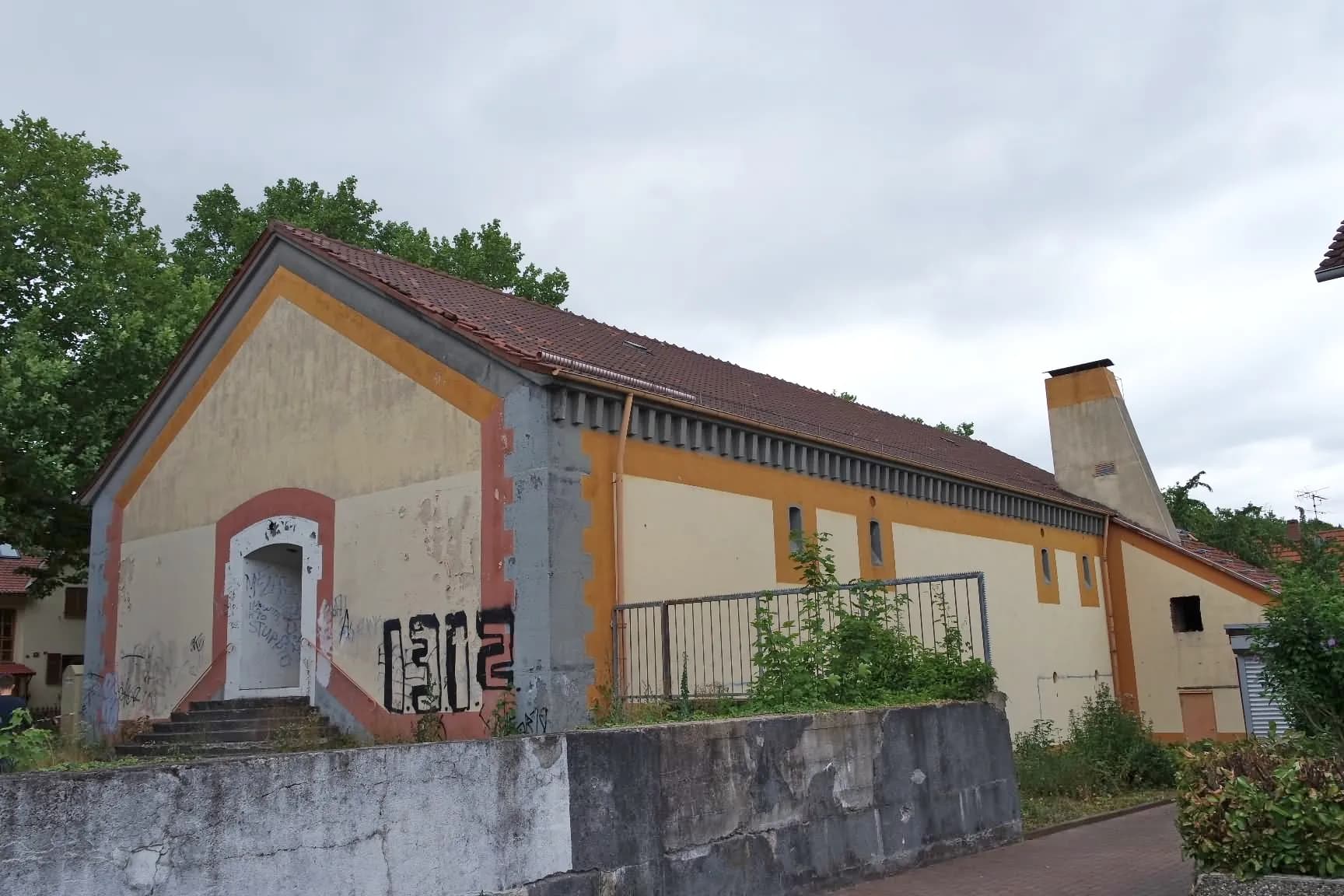 Luftschutzbunker am Brunnenweg in Offenbach-Tempelsee von Süden