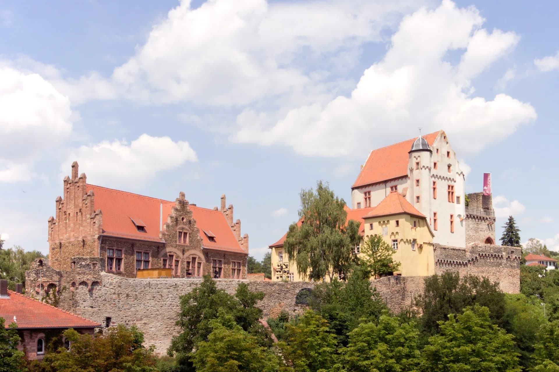 Burg Alzenau im Stadtzentrum