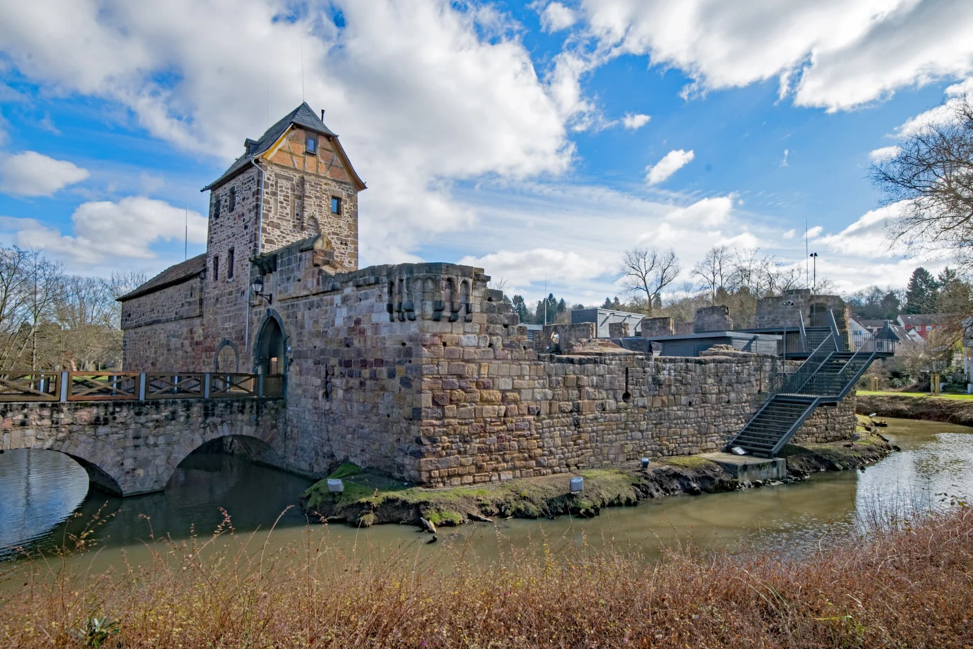 Burg Bad Vilbel an der Nidda