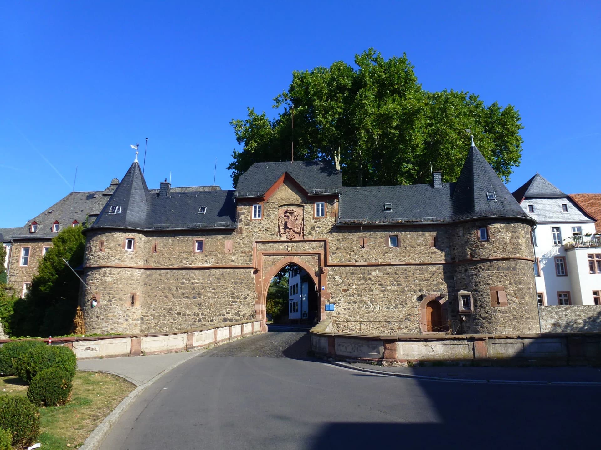 Haupttor der Burg Friedberg in Friedberg (Hessen)