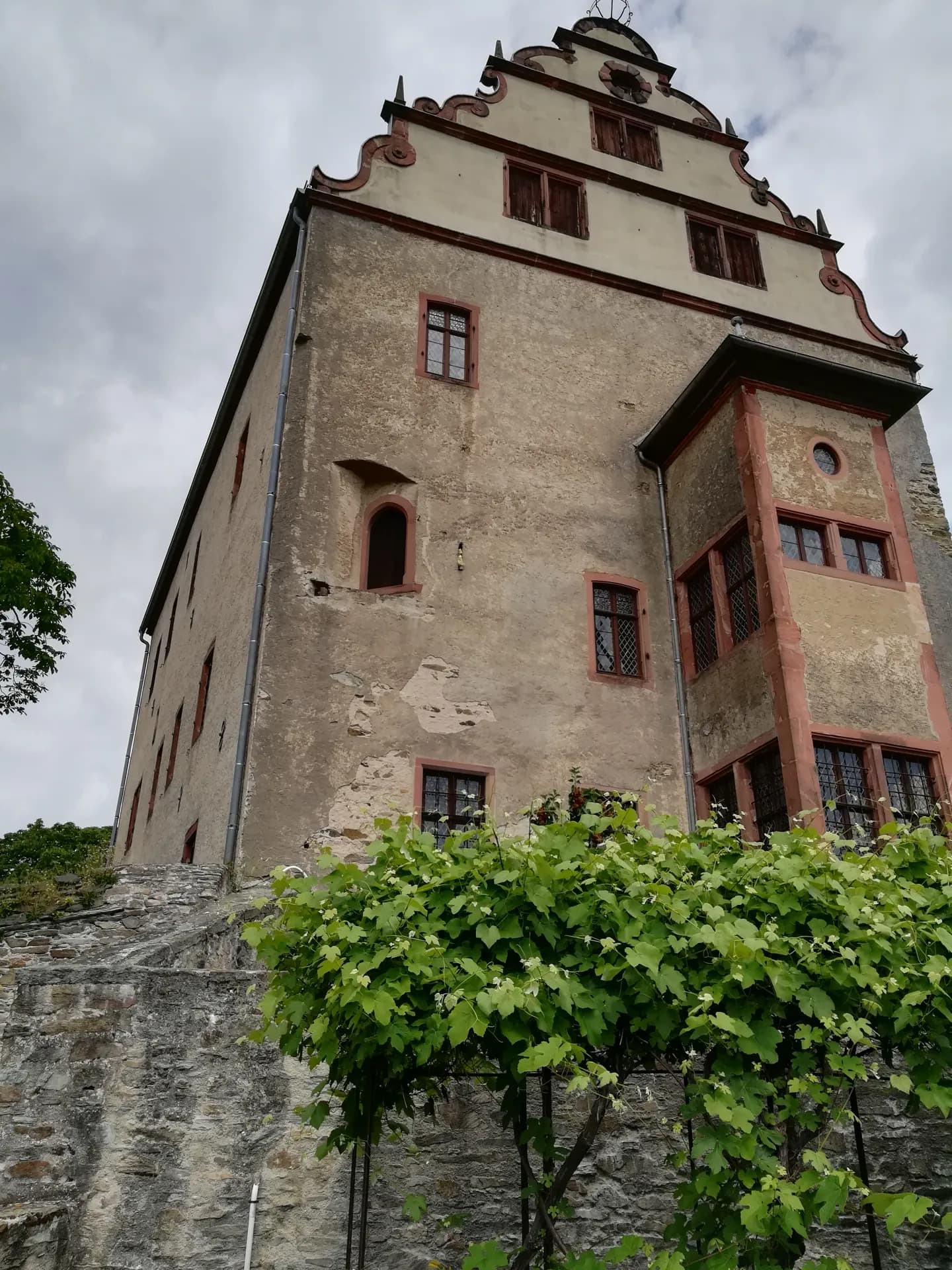 Fassade der Mittelburg auf der Burg Kronberg