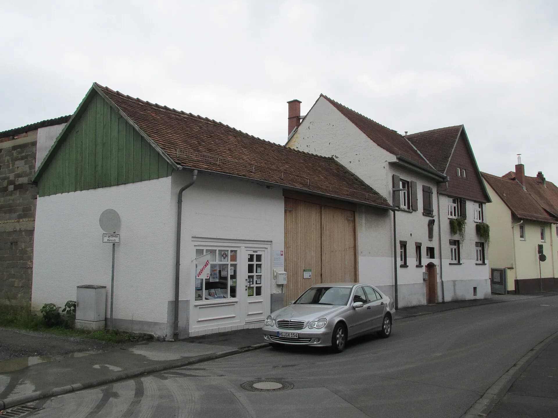 Straßenzug an der Burgstraße 11 in Oberursel-Bommersheim