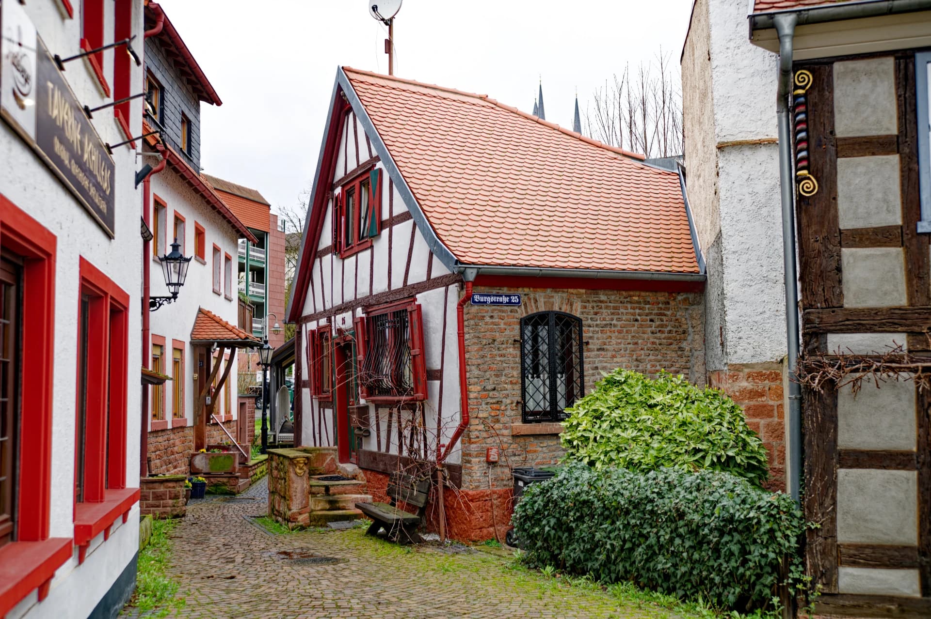 Häuser an der Burgstraße 25 in Gelnhausen