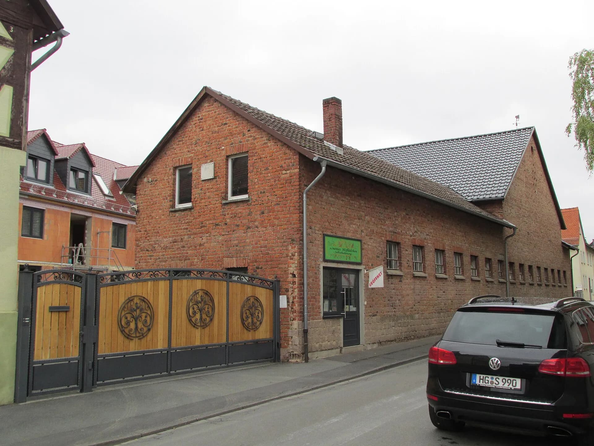 Backsteingebäude in der Burgstraße 32 in Oberursel-Bommersheim