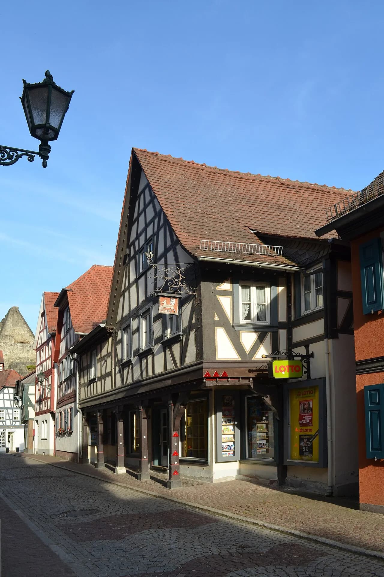 Fachwerkzeile in der Burgstraße 39 in Eppstein