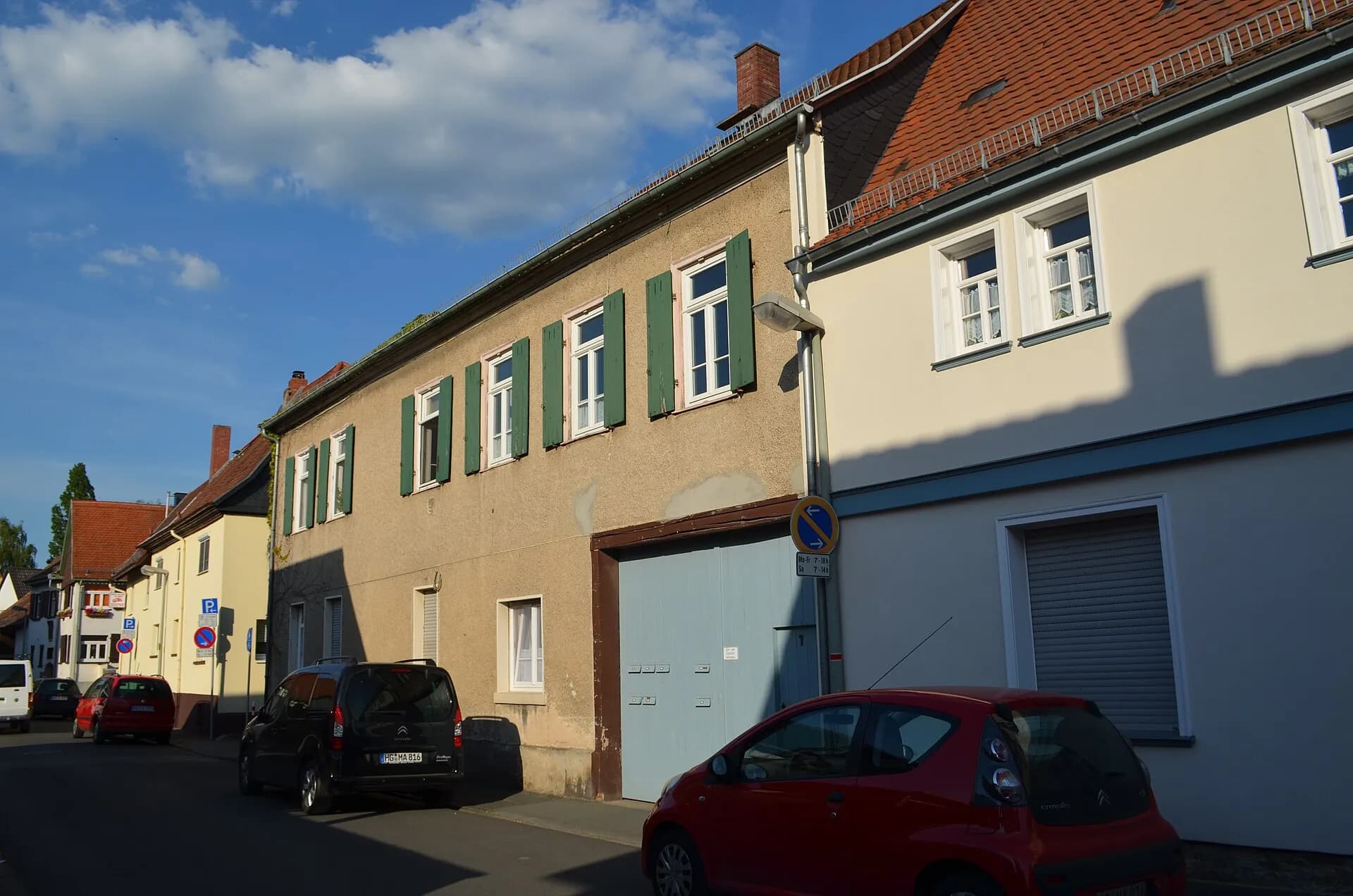 Hinterer Teil des Anwesens Burgstraße 7 in Oberursel-Bommersheim