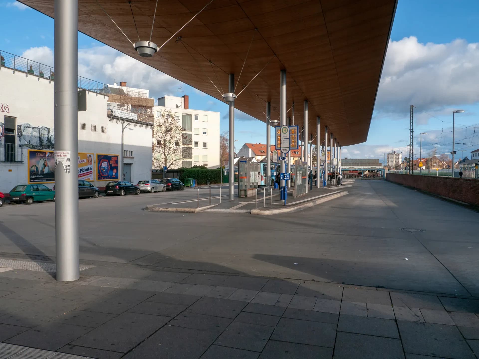 Busbahnhof in Rüsselsheim