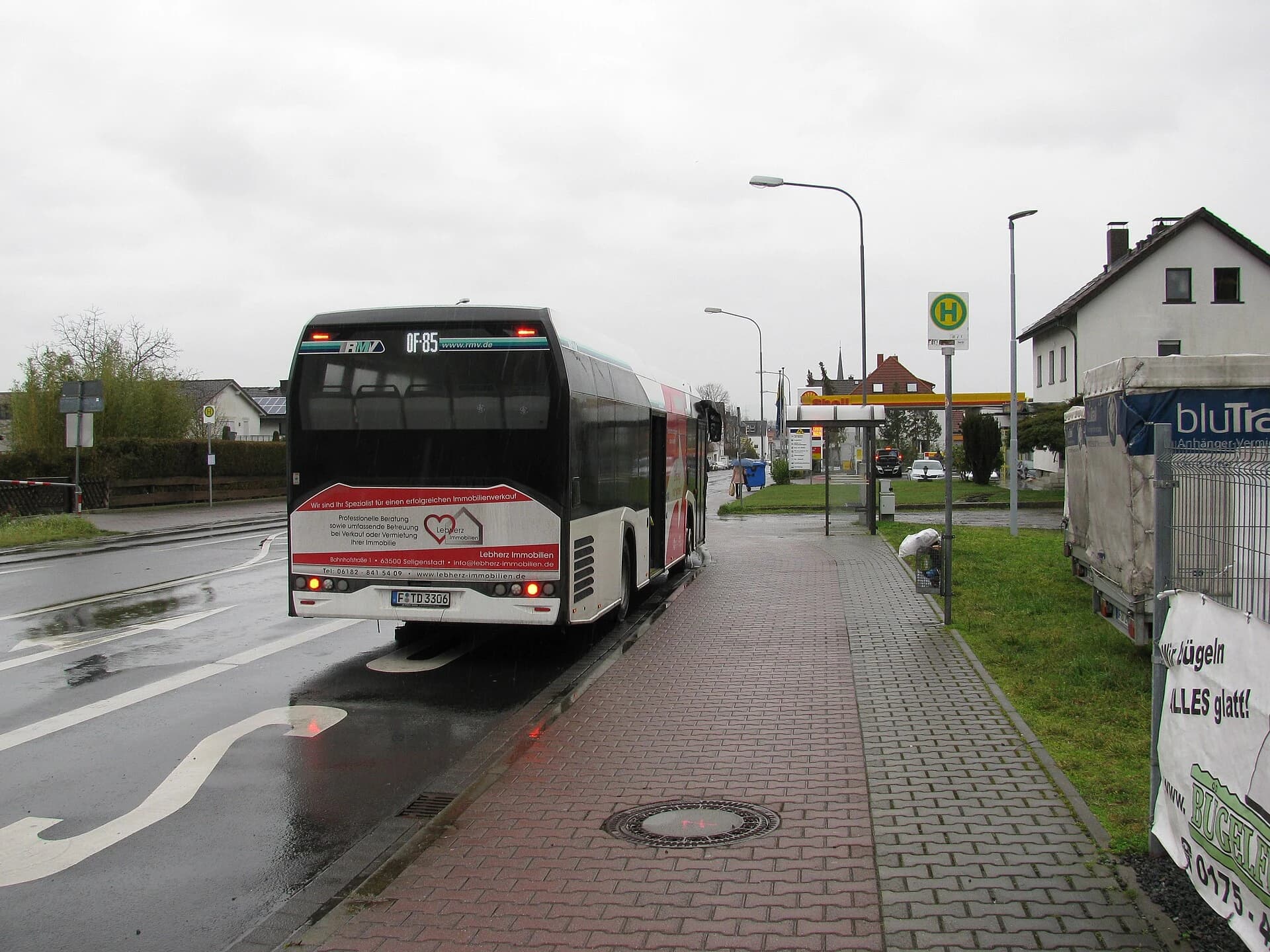 Bushaltestelle Am Reitpfad in Froschhausen in Seligenstadt