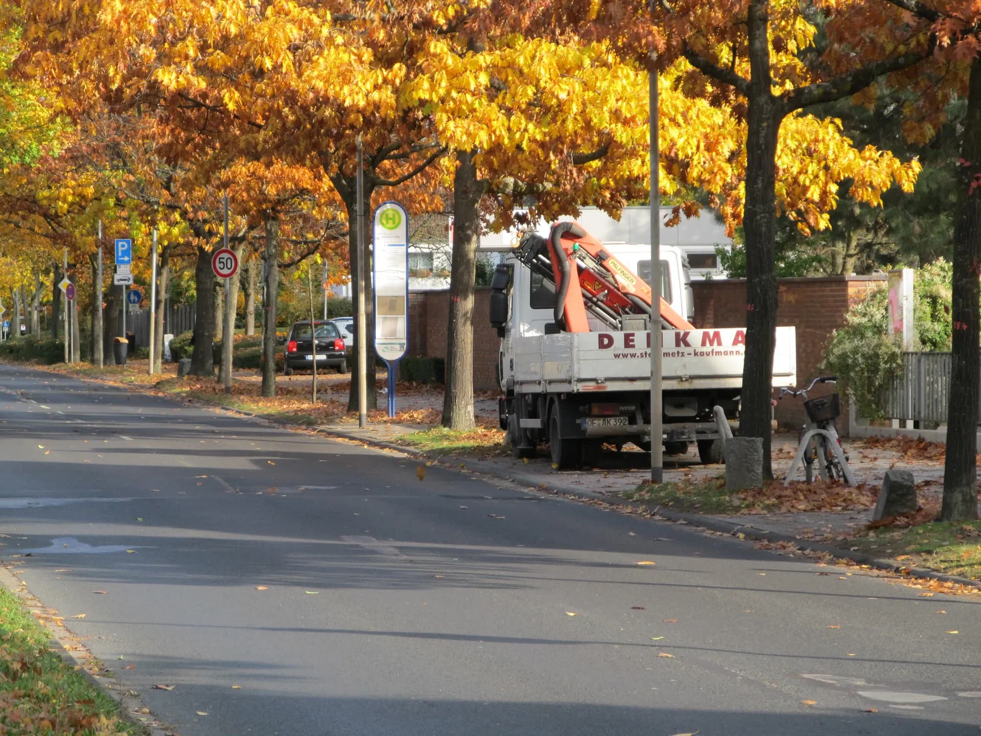Bushaltestelle Herzogstraße in Neu-Isenburg