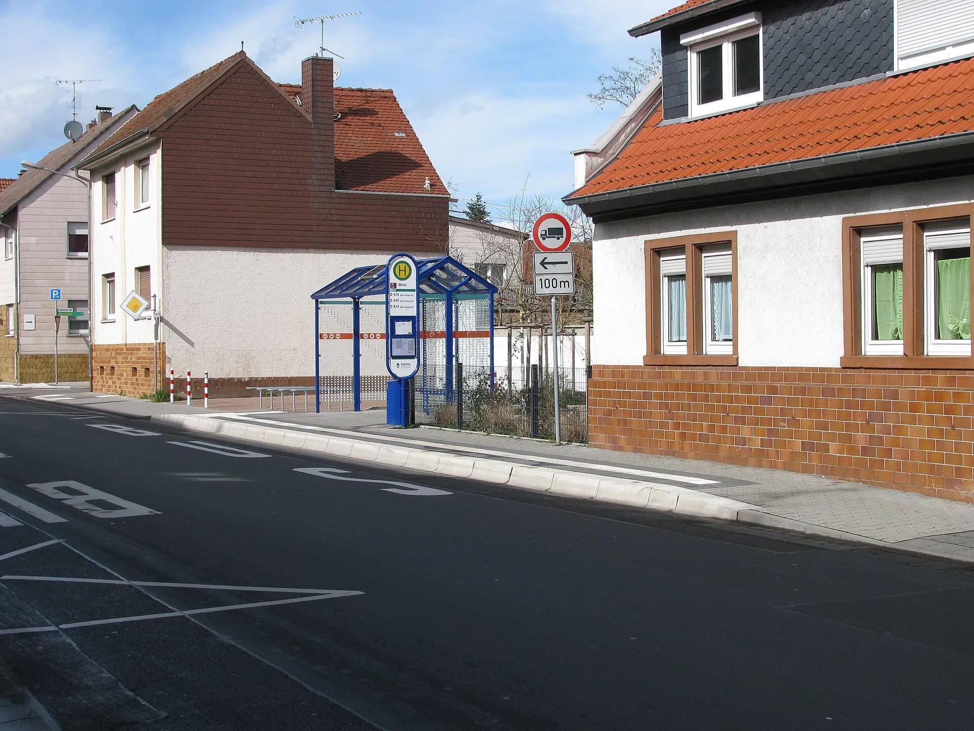Bushaltestelle Mitte in Eppertshausen