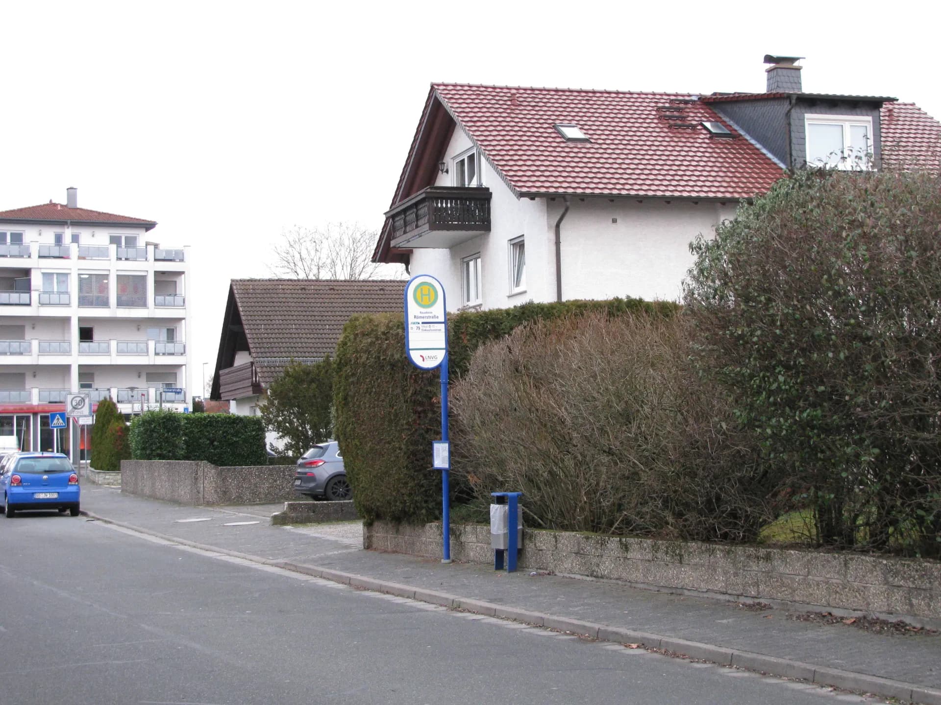Bushaltestelle Römerstraße in Raunheim