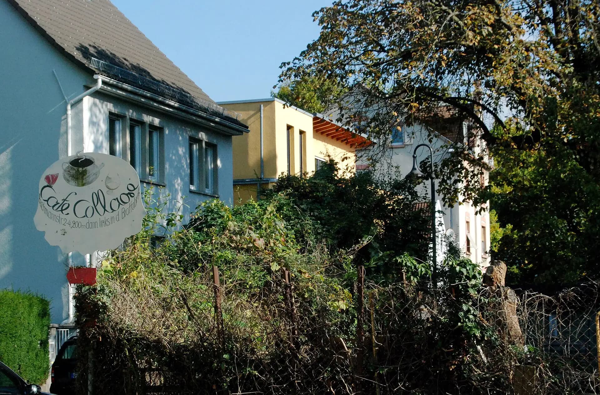Café an der Hausener Obergasse in Frankfurt Hausen
